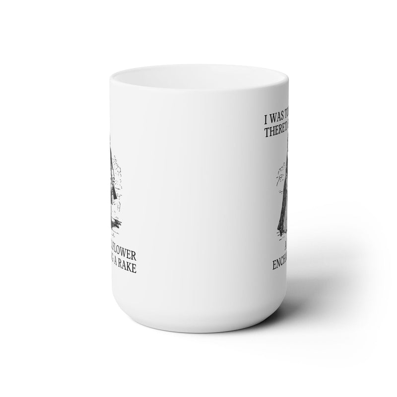 Wallflower and Rake Coffee Mug - Opal and June