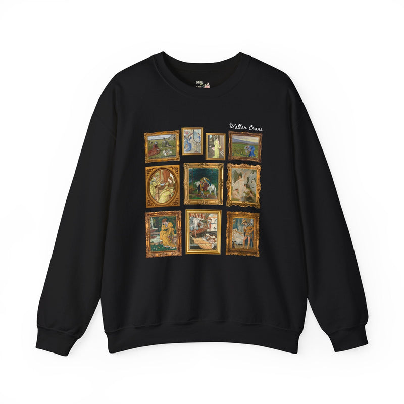Walter Crane Art History Shirt, English Book Illustrator, Arts and Crafts Movement, Ruth and Boaz, Humanities Professor Gift, Swan Maidens - Opal and June