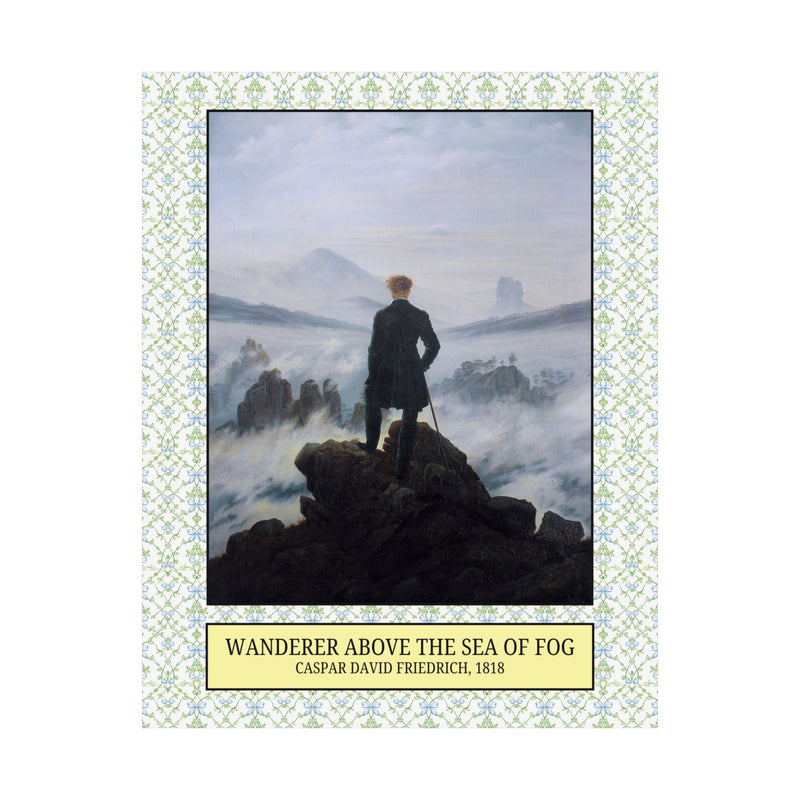 Wanderer Above the Sea of Fog: Poster - Opal and June