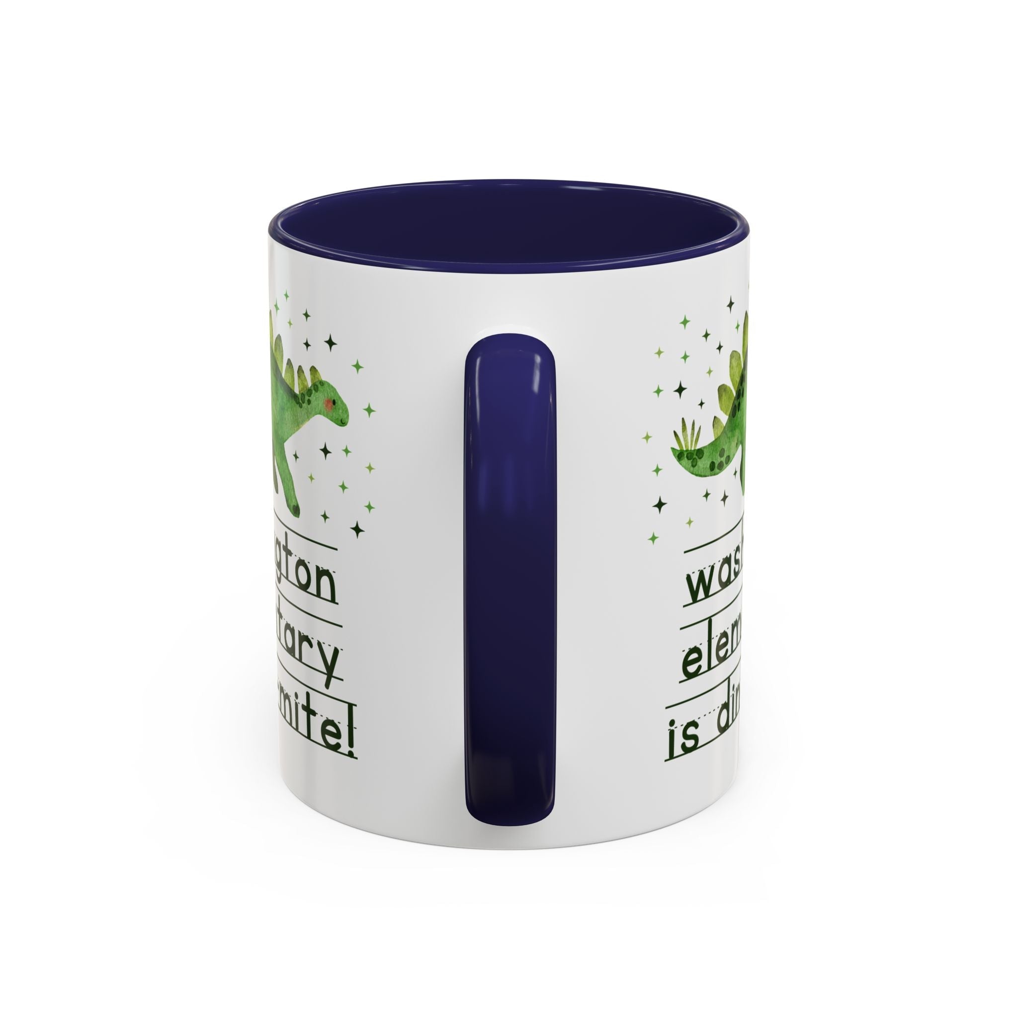 Washington Elementary is Dino - mite! | FPS + Opal and June 11 Oz Coffee Mug, Fayetteville Public Schools - Opal and June
