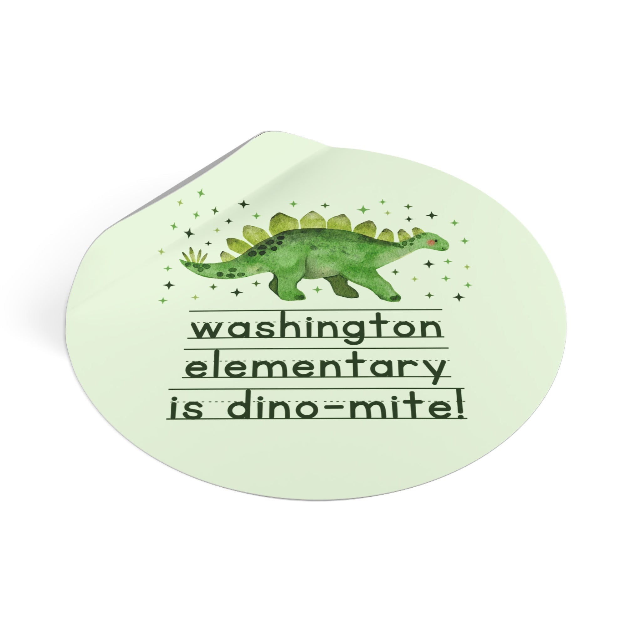 Washington Elementary is Dino - mite! | FPS + Opal and June Sticker, Fayetteville Public Schools - Opal and June