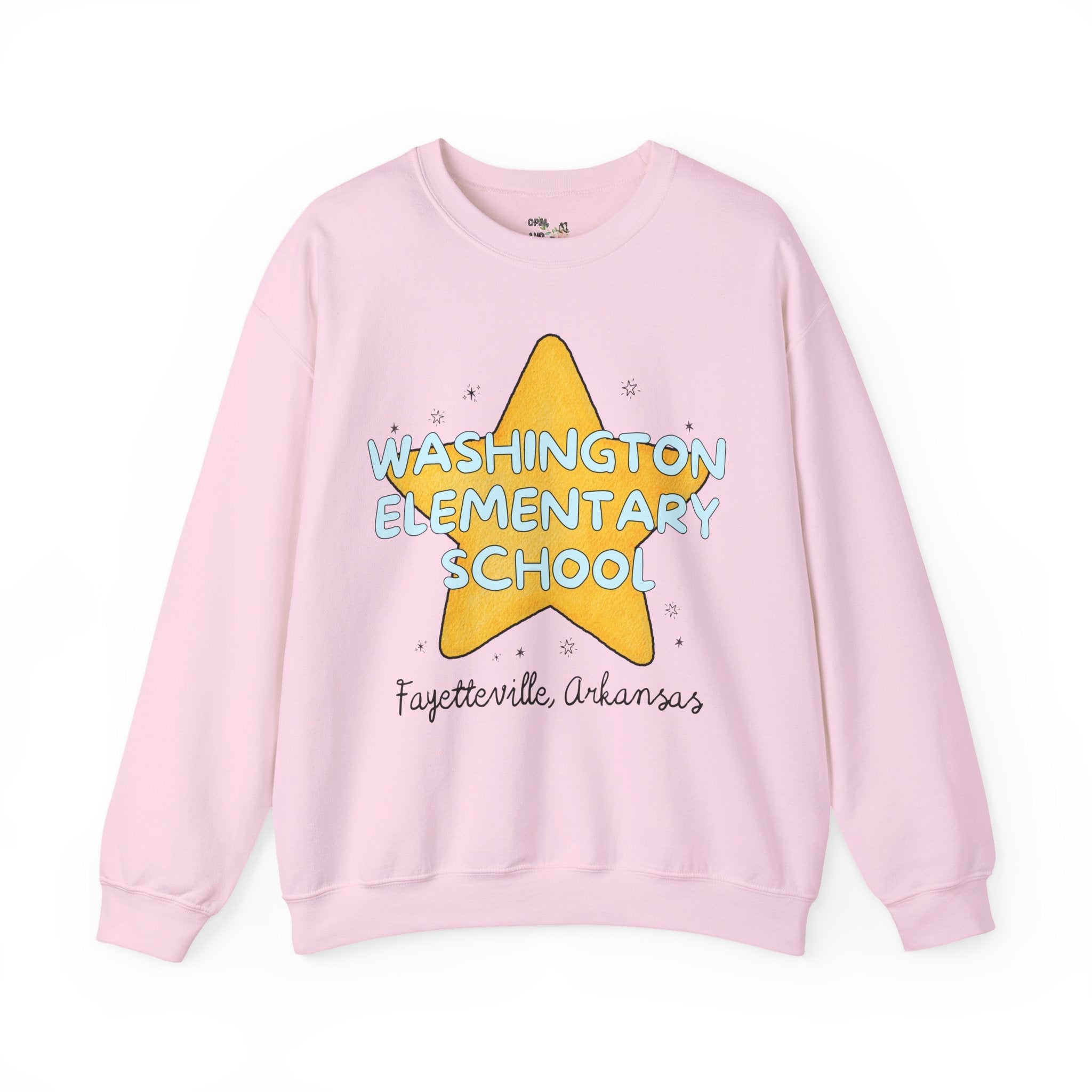 Washington Elementary School Sweatshirt: Retro Star - Opal and June