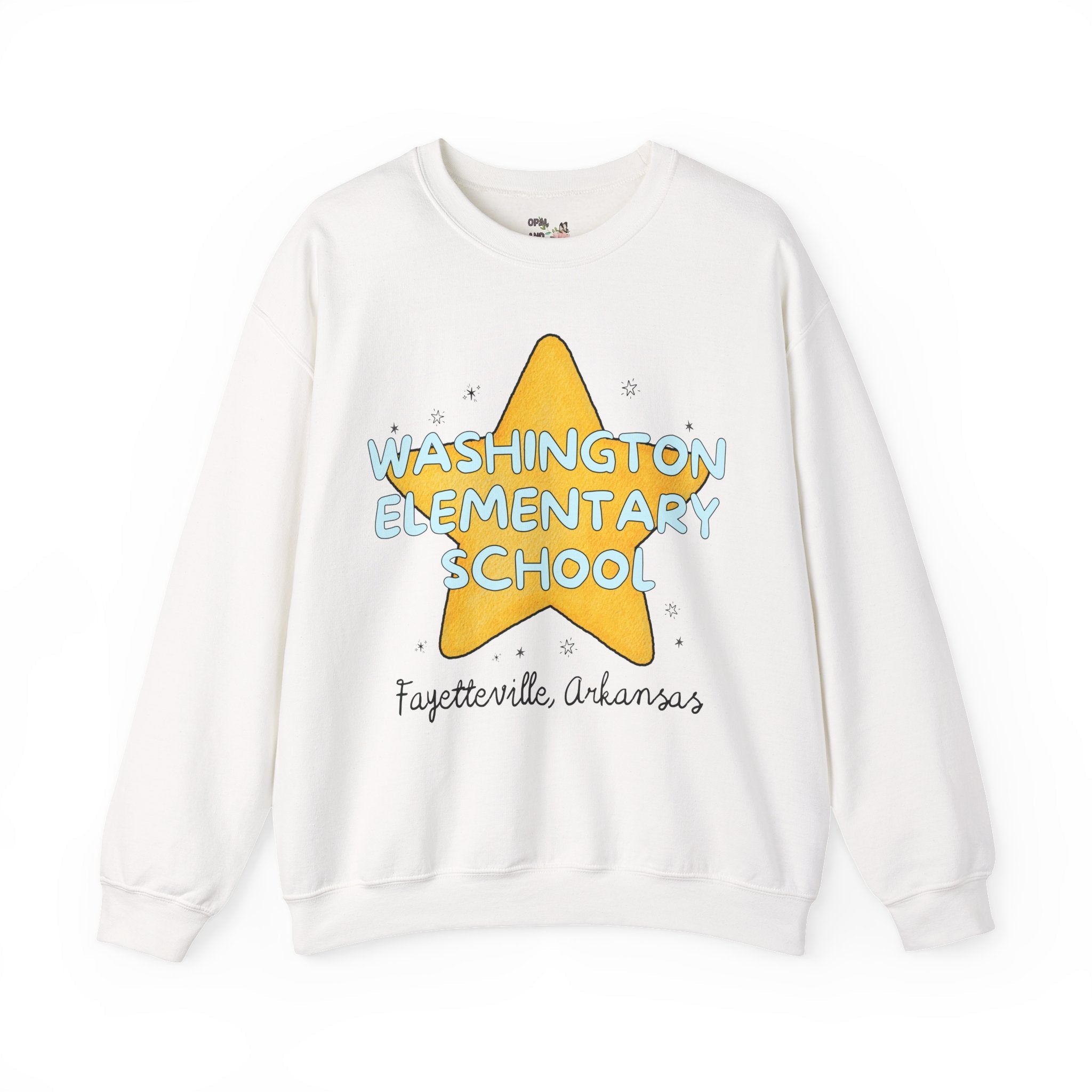 Washington Elementary School Sweatshirt: Retro Star - Opal and June
