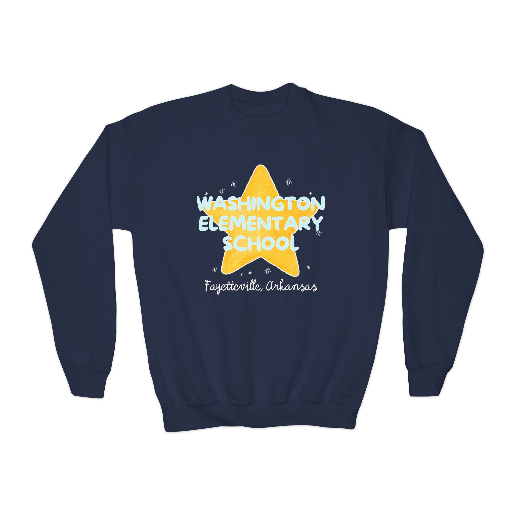 Washington Elementary School Sweatshirt: Retro Star - Opal and June
