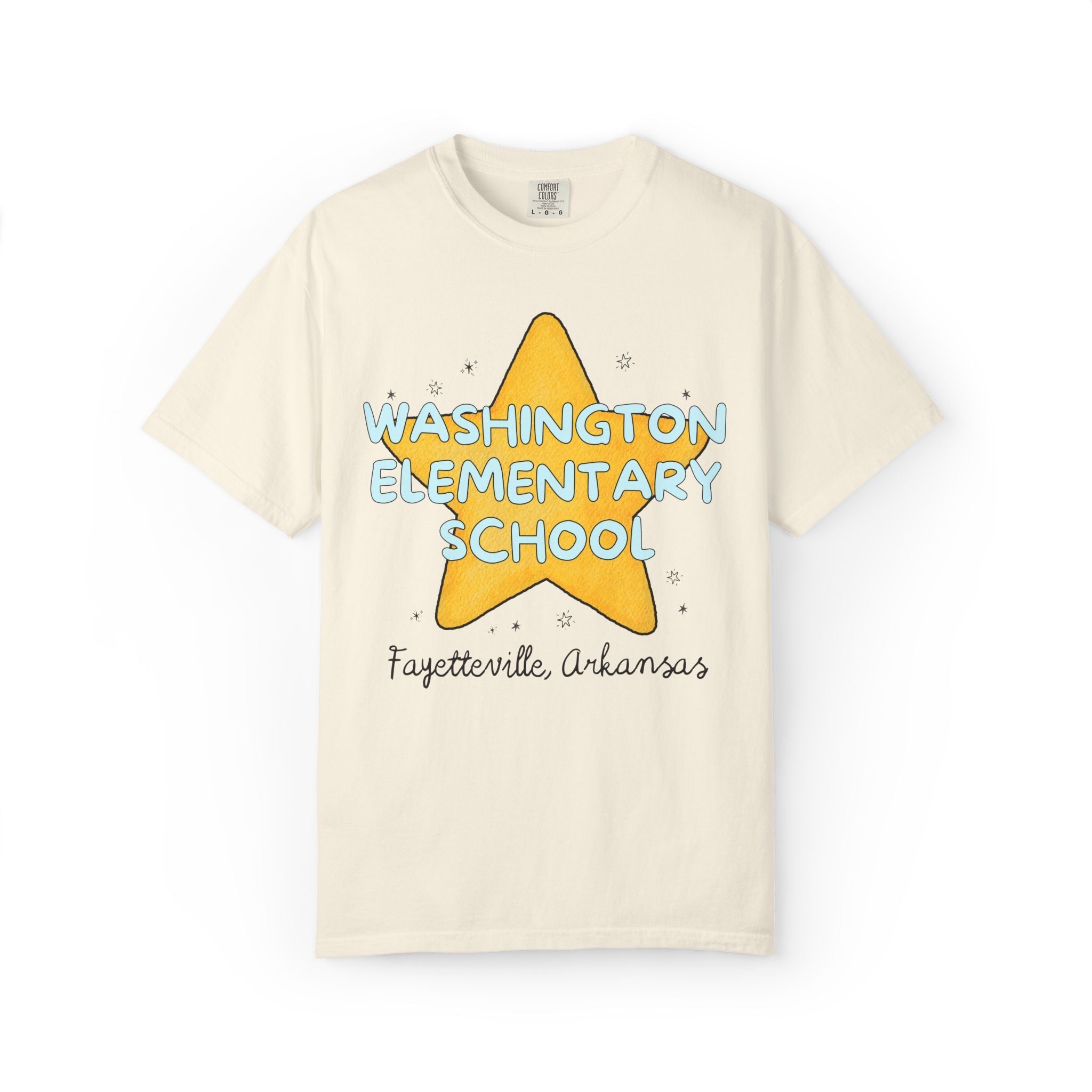 Washington Elementary School Tee Shirt: Retro Star - Opal and June