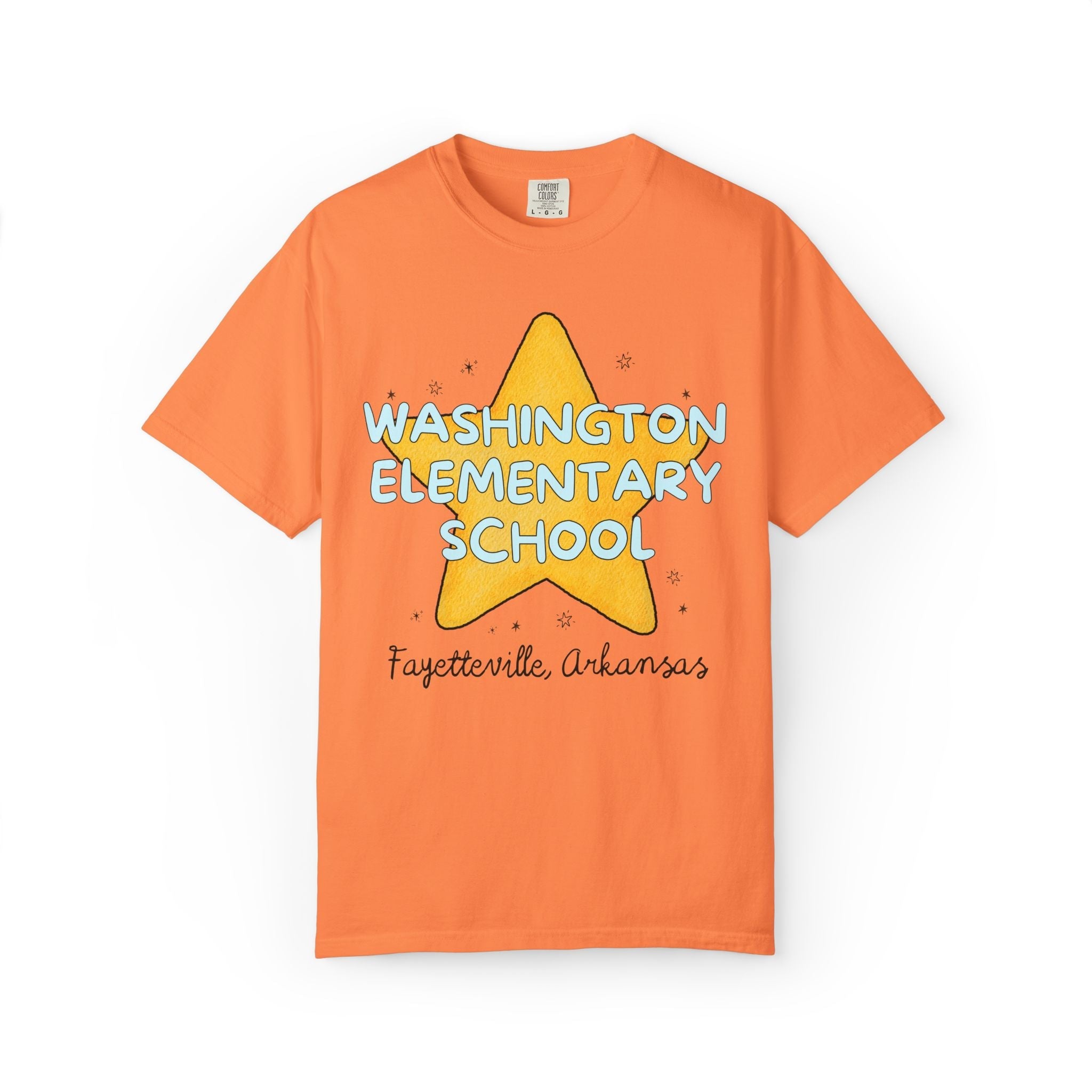 Washington Elementary School Tee Shirt: Retro Star - Opal and June