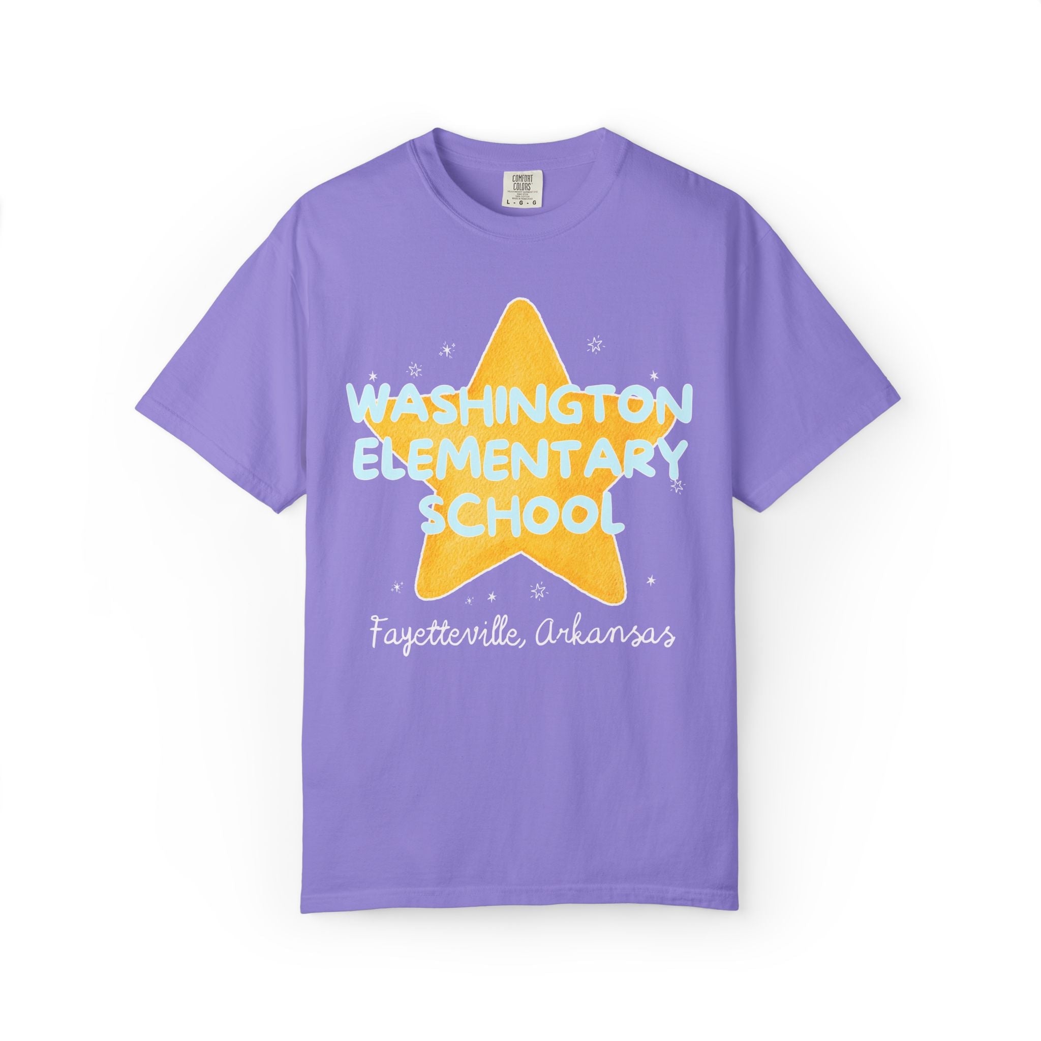 Washington Elementary School Tee Shirt: Retro Star - Opal and June
