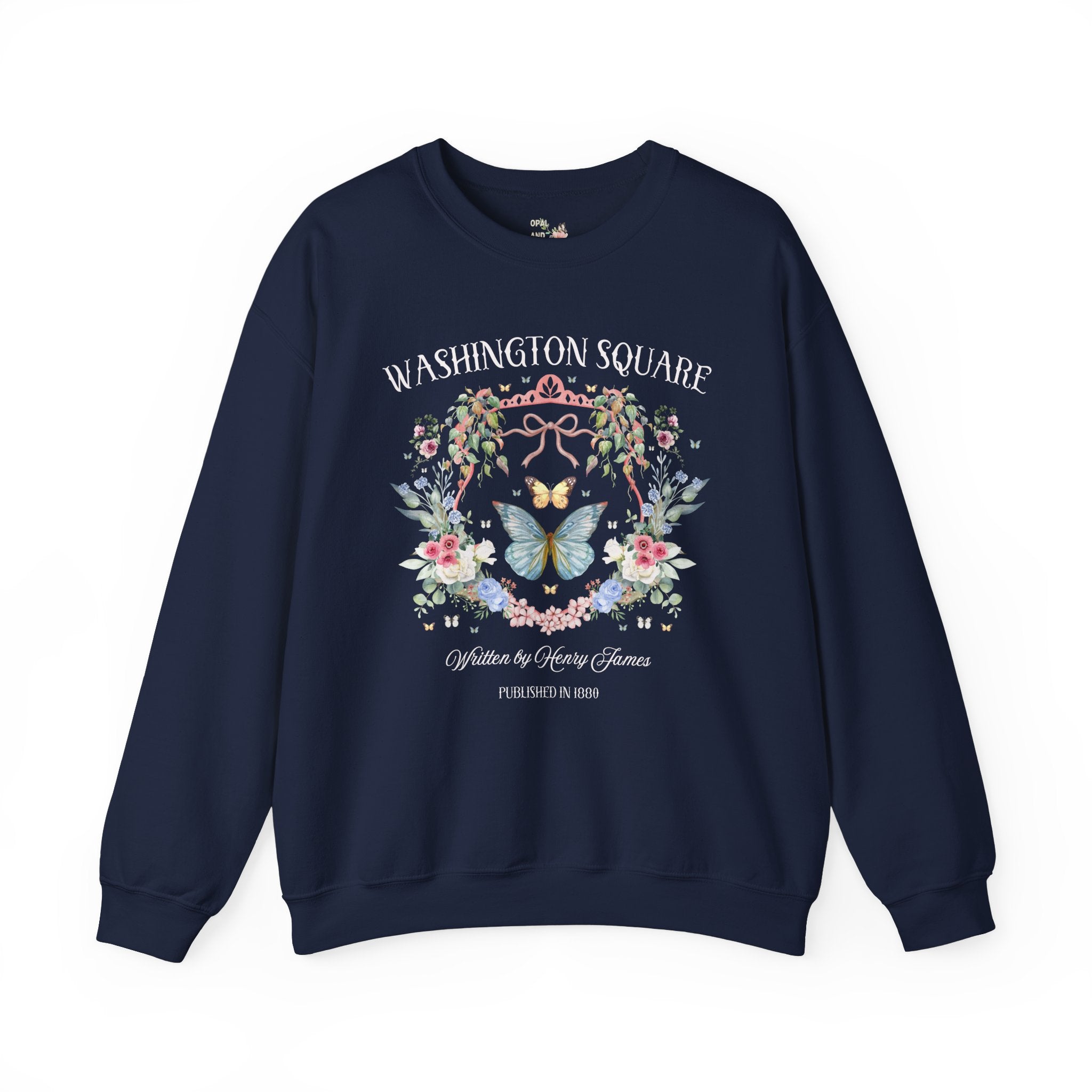 Washington Square by Henry James: Classic American Literature, 19th Century Novel, Humanities Major Gift, Bookish Sweatshirt for Librarian - Opal and June