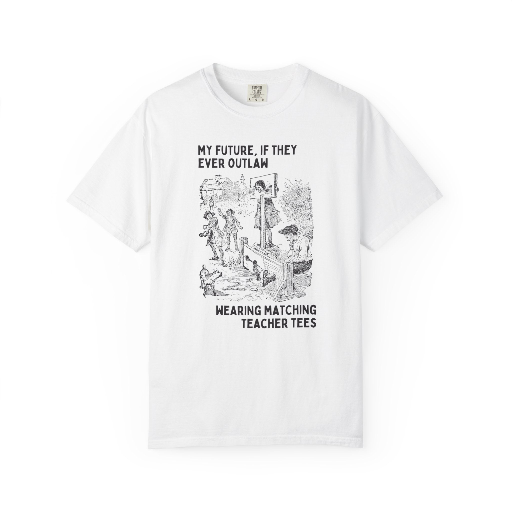 Wearing Matching Teacher Tees - Opal and June