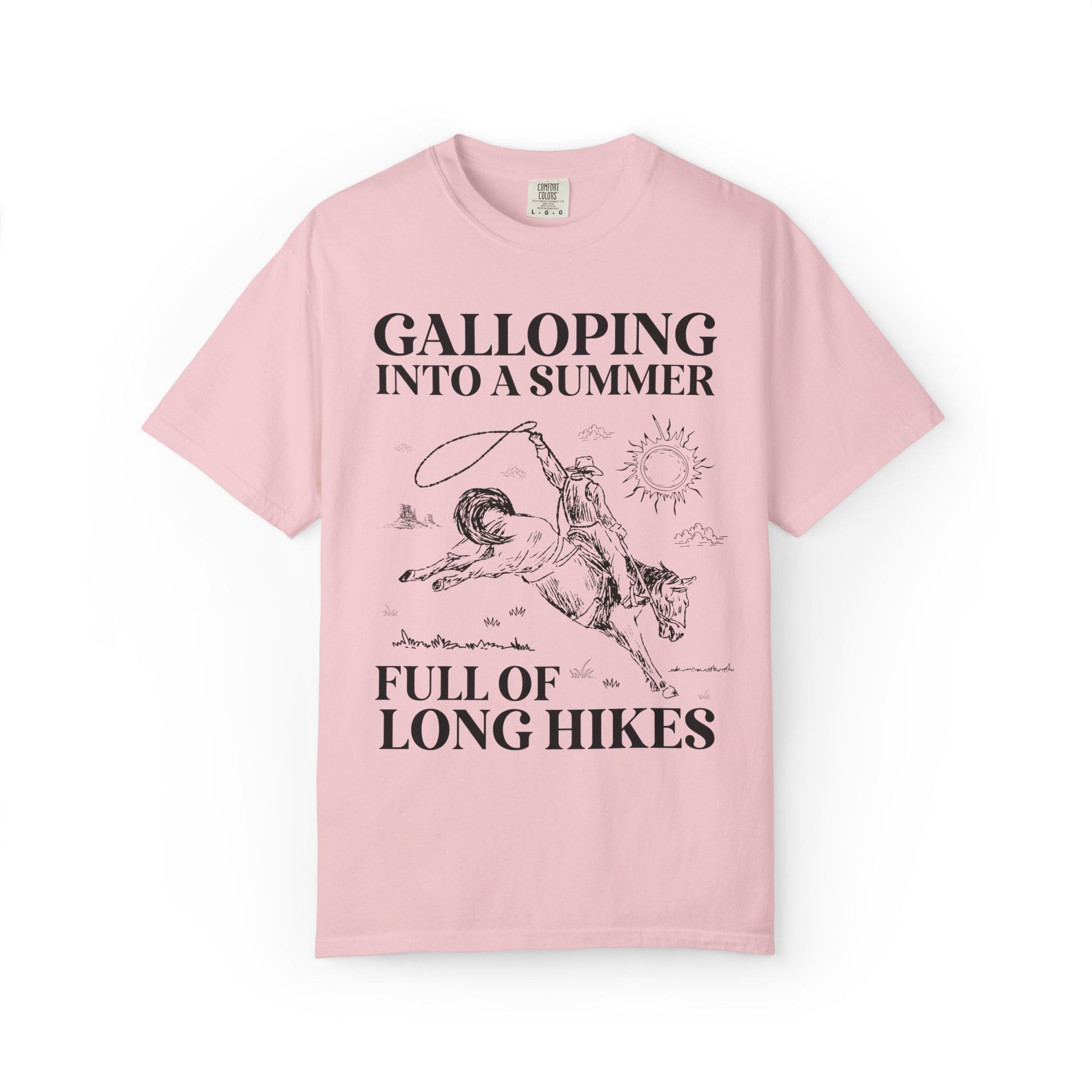 Western Teacher Tee Shirt, Last Day of School: Galloping Into a Summer, High School or Elementary School Matching Teacher Tee, End of Year - Opal and June