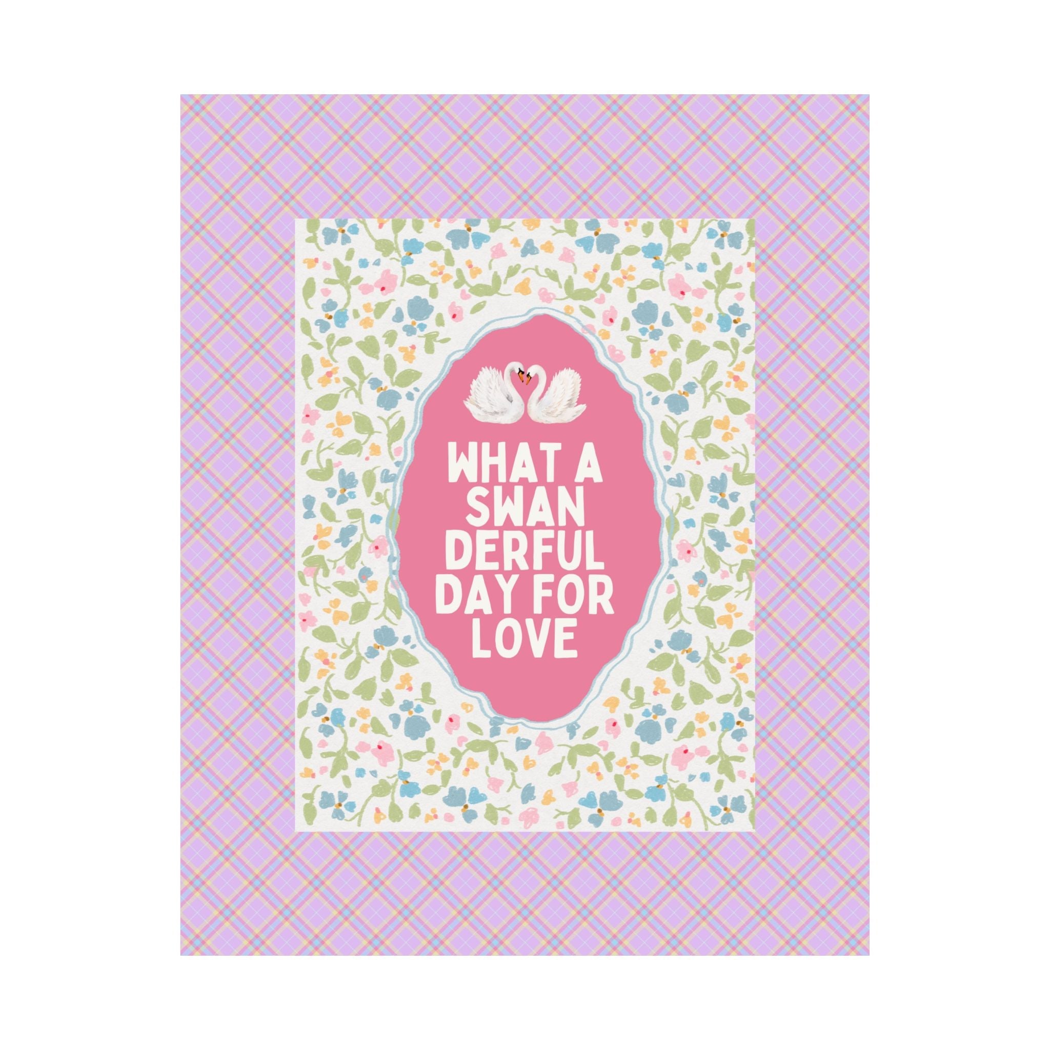 What a Swanderful Day for Love Print - Opal and June