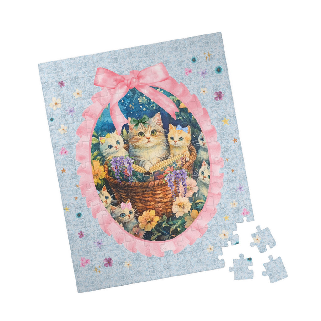 Wildflower Cat Puzzle for Cat Mom - Opal and June