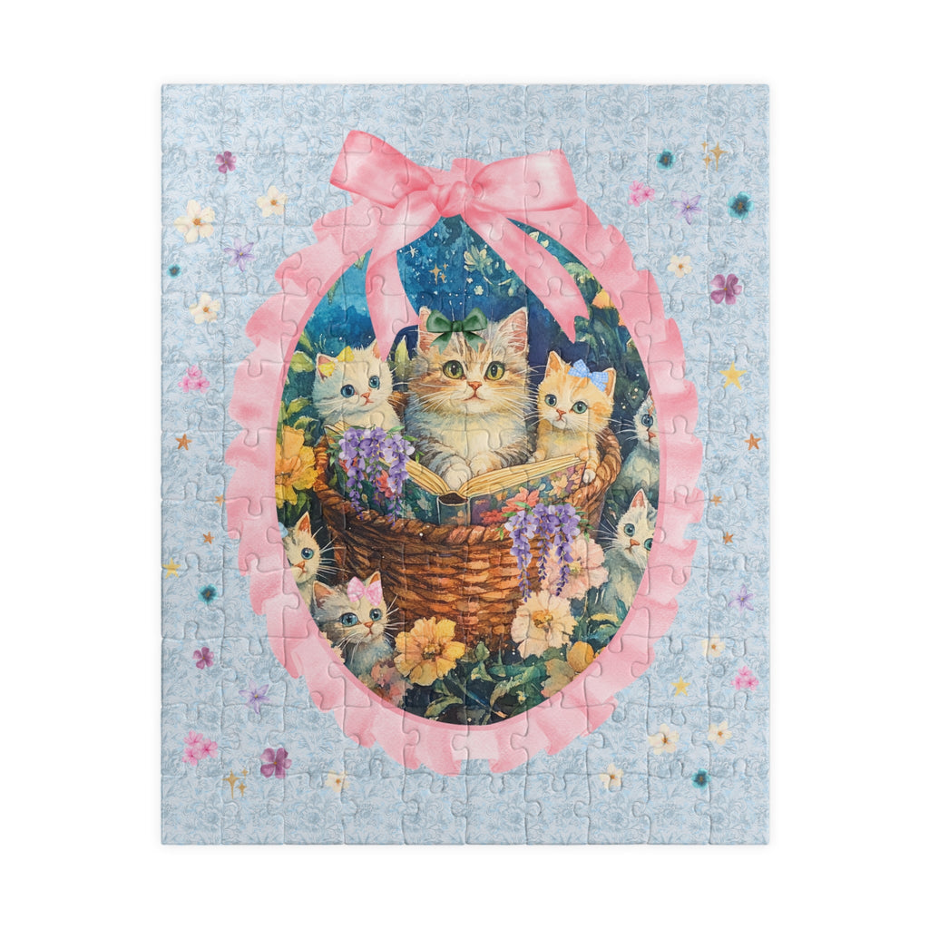 Wildflower Cat Puzzle for Cat Mom - Opal and June