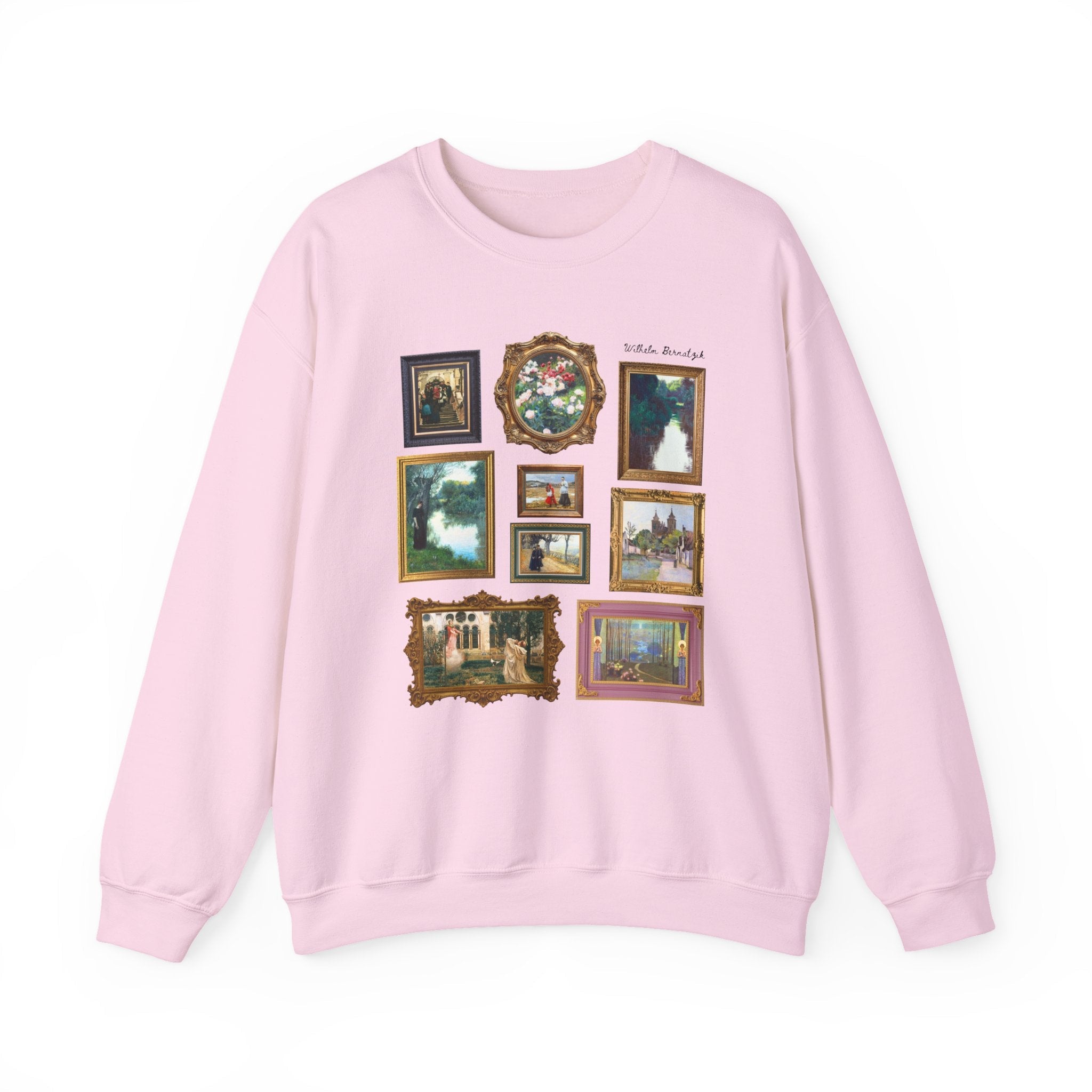 Wilhelm Bernatzik Art History Sweatshirt: Famous Paintings, European Art History, Austria - Hungary 19th Century Artist, Humanities Teacher - Opal and June