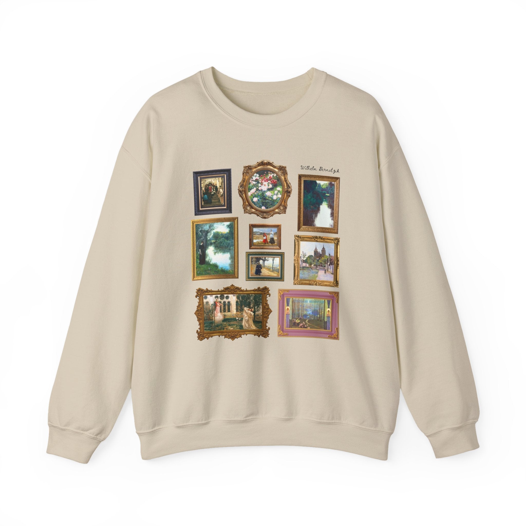 Wilhelm Bernatzik Art History Sweatshirt: Famous Paintings, European Art History, Austria - Hungary 19th Century Artist, Humanities Teacher - Opal and June