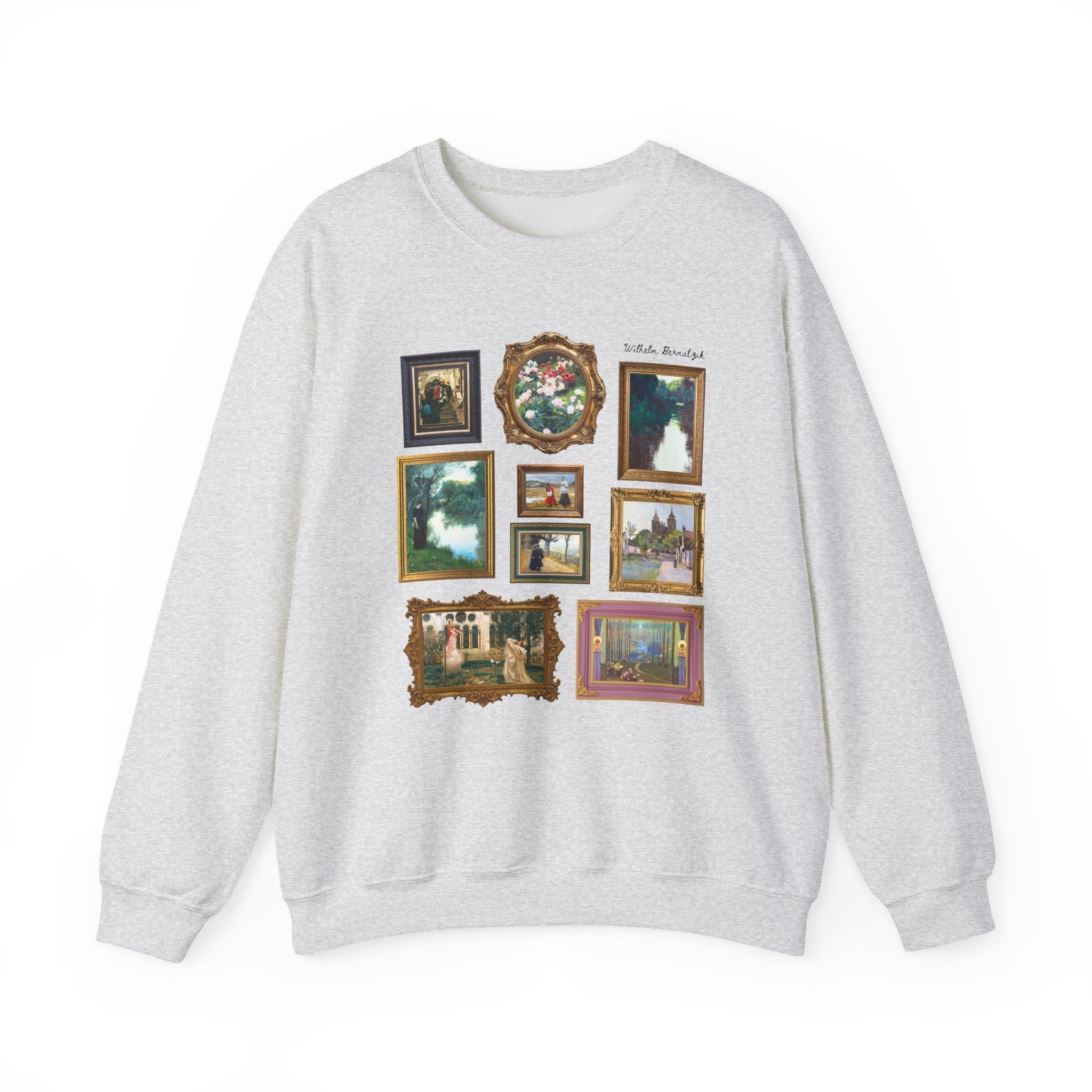 Wilhelm Bernatzik Art History Sweatshirt: Famous Paintings, European Art History, Austria - Hungary 19th Century Artist, Humanities Teacher - Opal and June