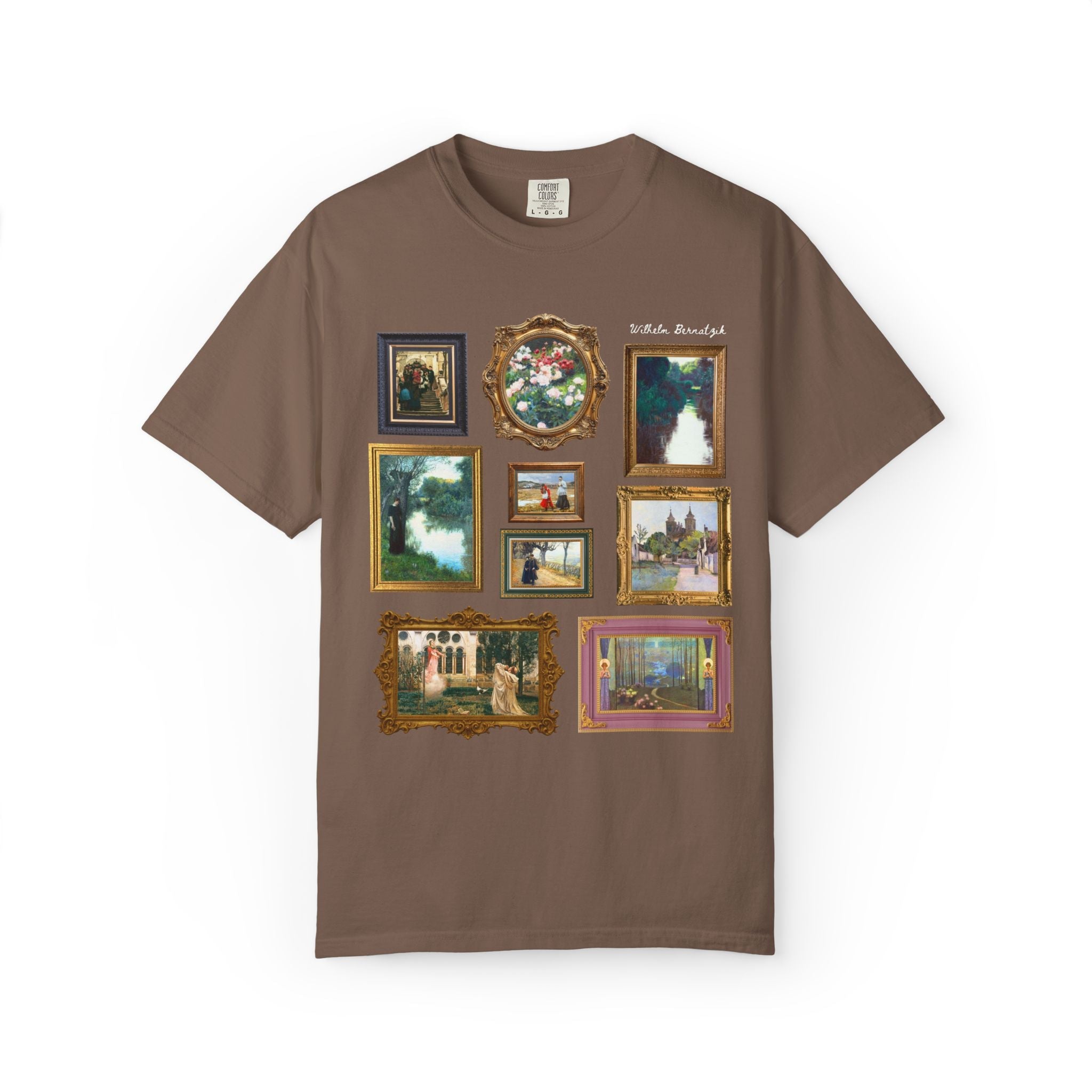 Wilhelm Bernatzik Art History T-Shirt: Famous Paintings, European Art History, Austria - Hungary 19th Century Artist, Humanities Teacher Gift - Opal and June