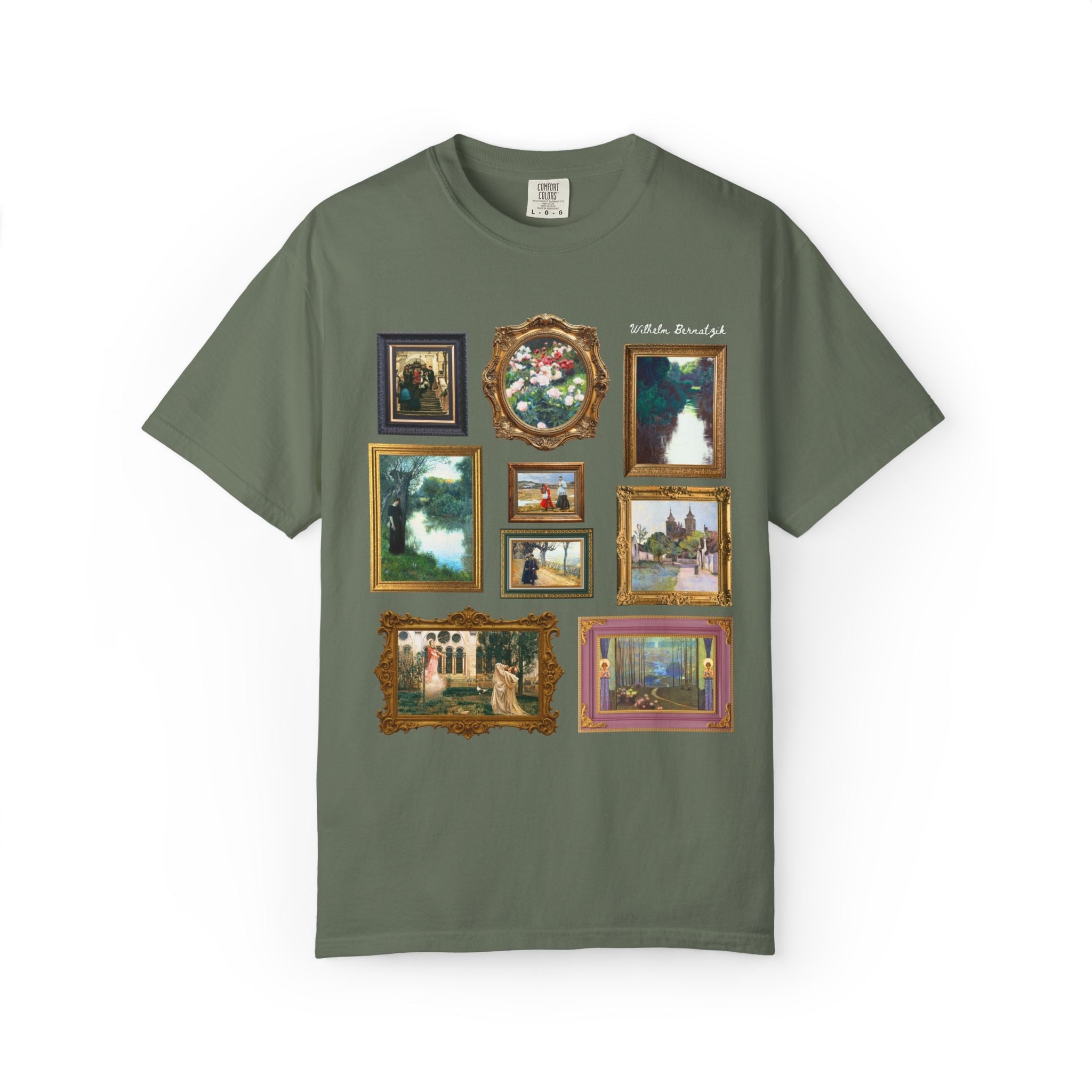 Wilhelm Bernatzik Art History T-Shirt: Famous Paintings, European Art History, Austria - Hungary 19th Century Artist, Humanities Teacher Gift - Opal and June