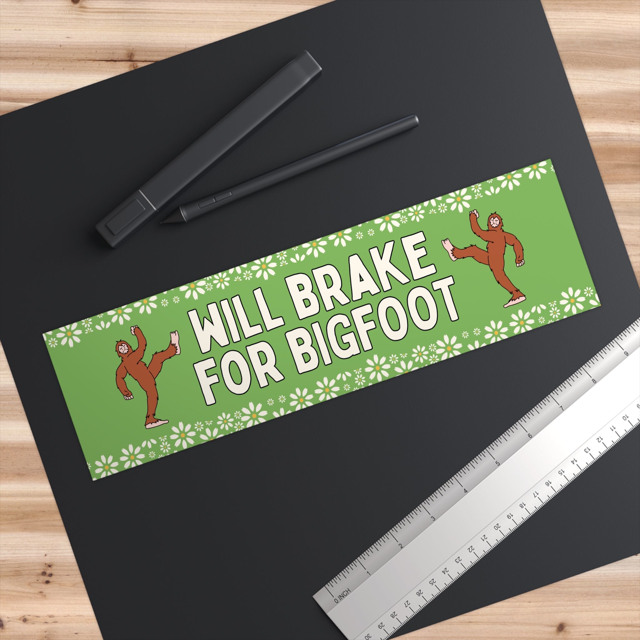 Will Brake for Bigfoot Sticker - Opal and June
