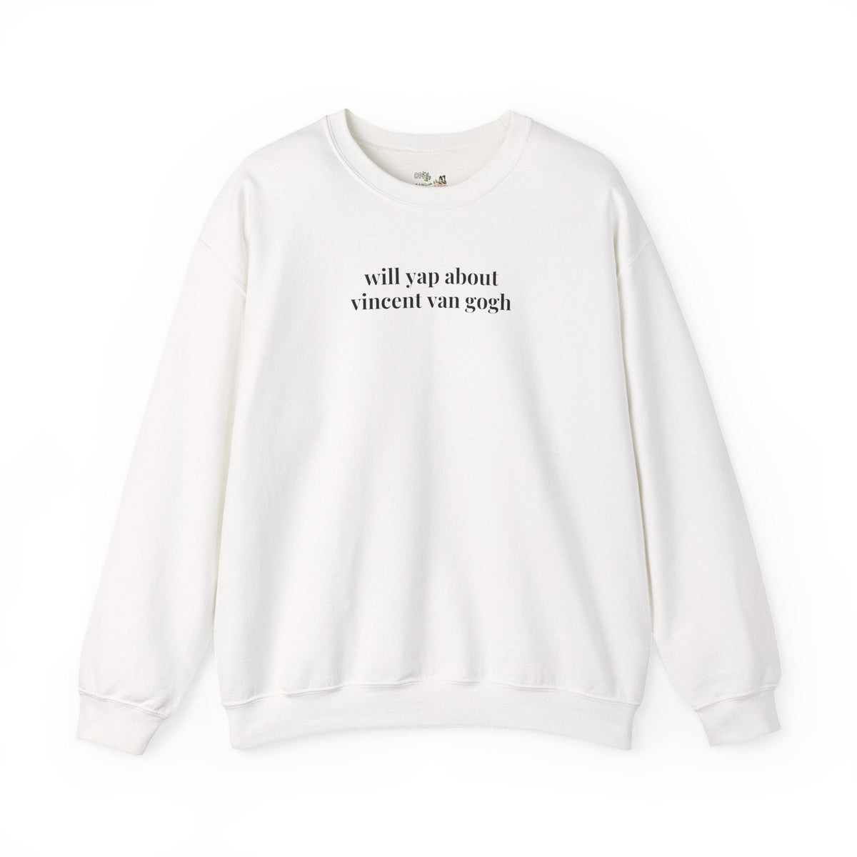Will Yap About Vincent Van Gogh Art History Buff Sweatshirt, Post Impressionist Art Historian Crewneck for Artist or Museum Lover - Opal and June