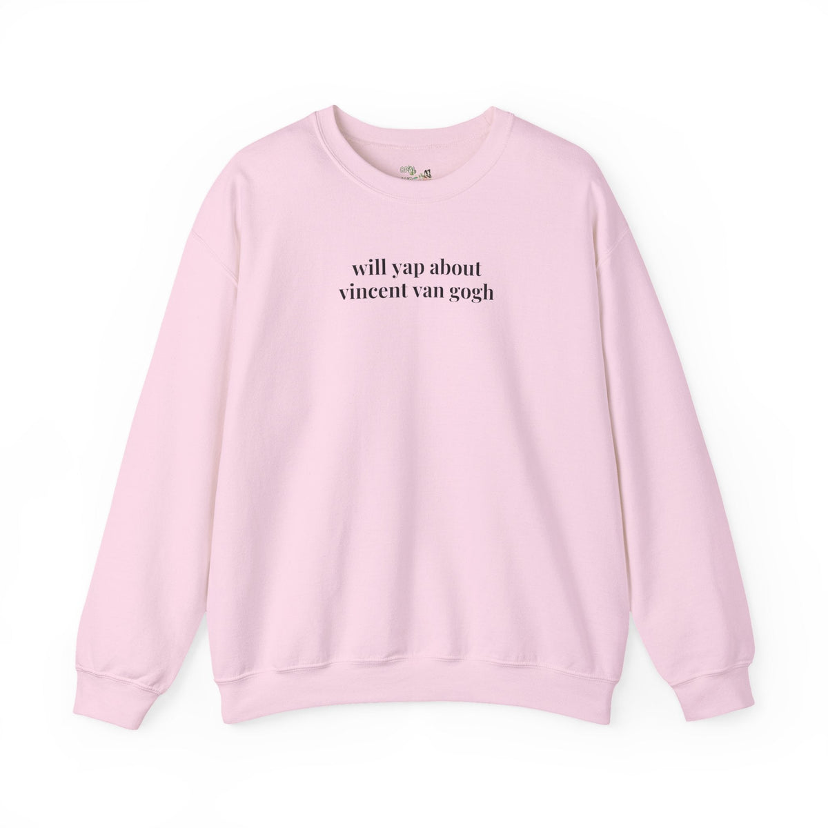Will Yap About Vincent Van Gogh Art History Buff Sweatshirt, Post Impressionist Art Historian Crewneck for Artist or Museum Lover - Opal and June