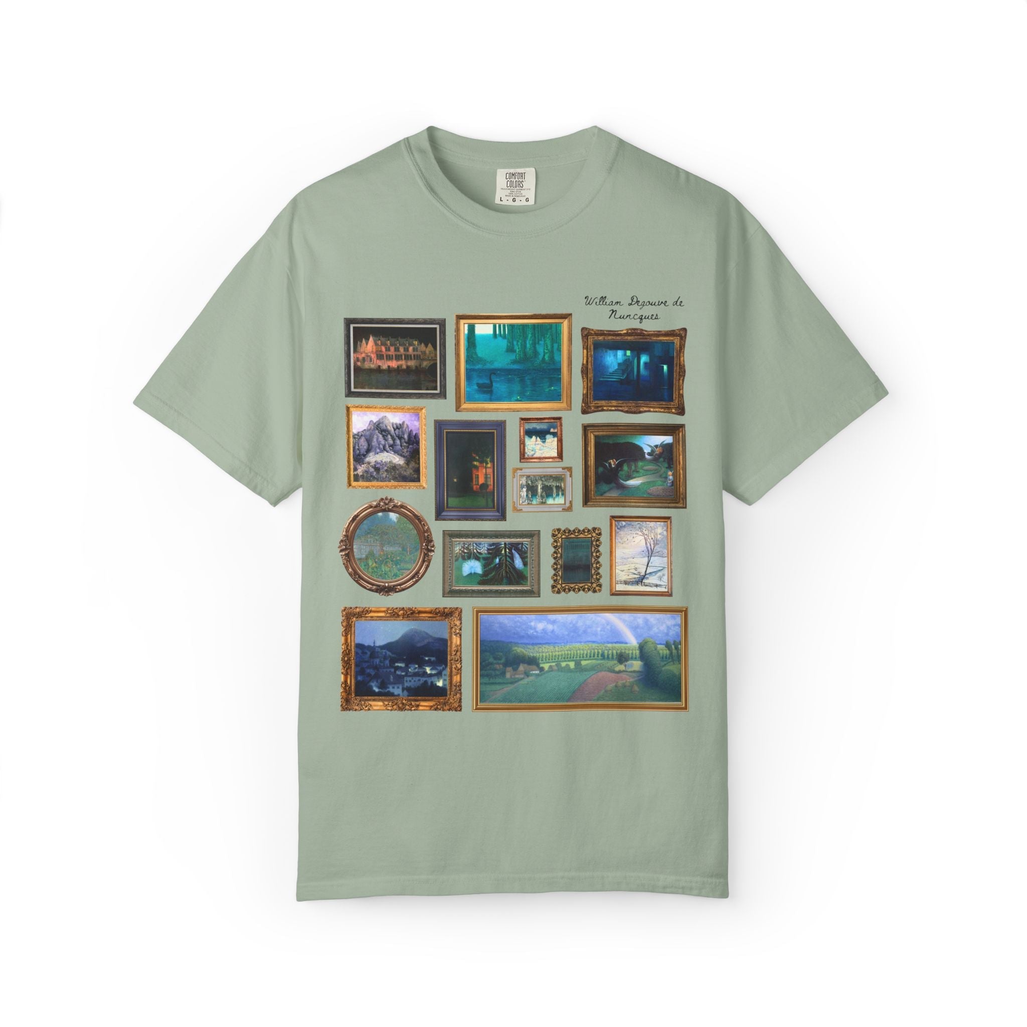 William Degouve de Nuncques Famous Painting Tee Shirt - Opal and June