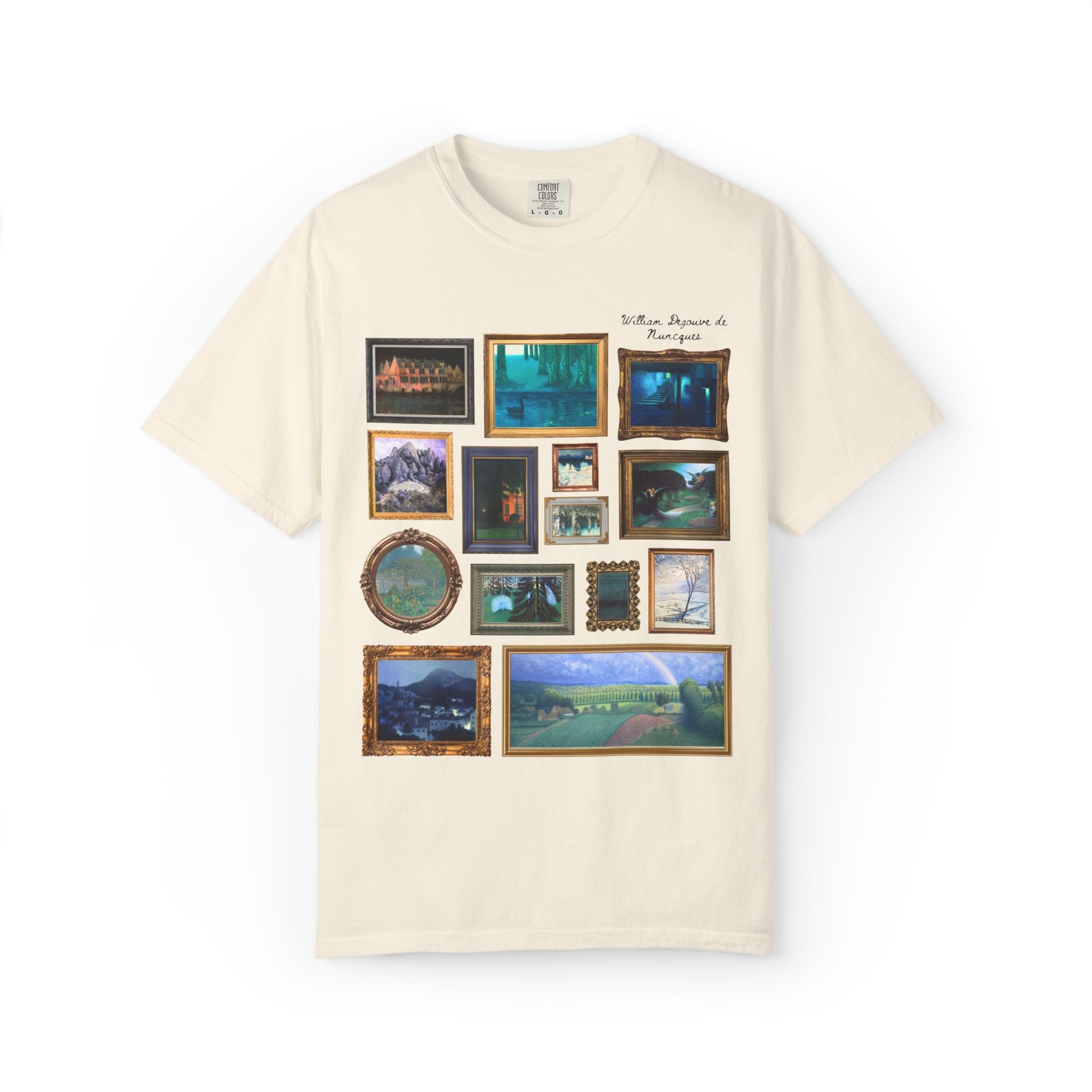 William Degouve de Nuncques Famous Painting Tee Shirt - Opal and June