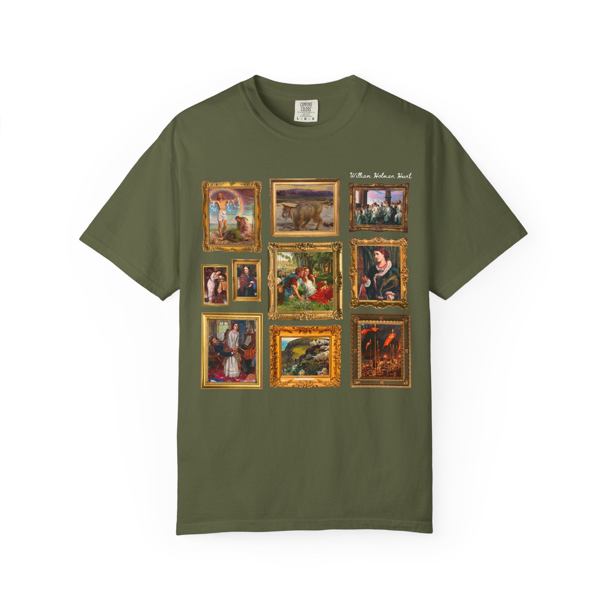 William Holman Hunt Art History T-Shirt, Famous Paintings, 19th Century Art, European Art History, Pre - Raphaelites History or Humanities Tee - Opal and June