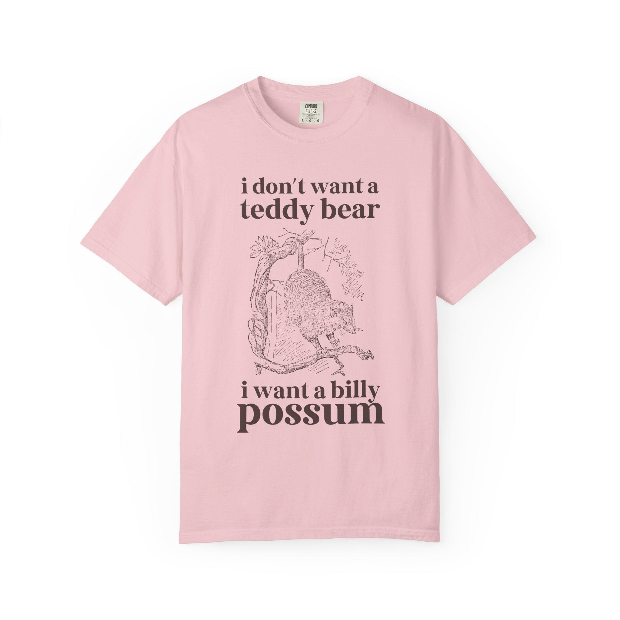 William Howard Taft US President Tee Shirt: I Don't Want a Teddy Bear I Want a Billy Possum, Silly Early 1900s American History Buff Gift - Opal and June