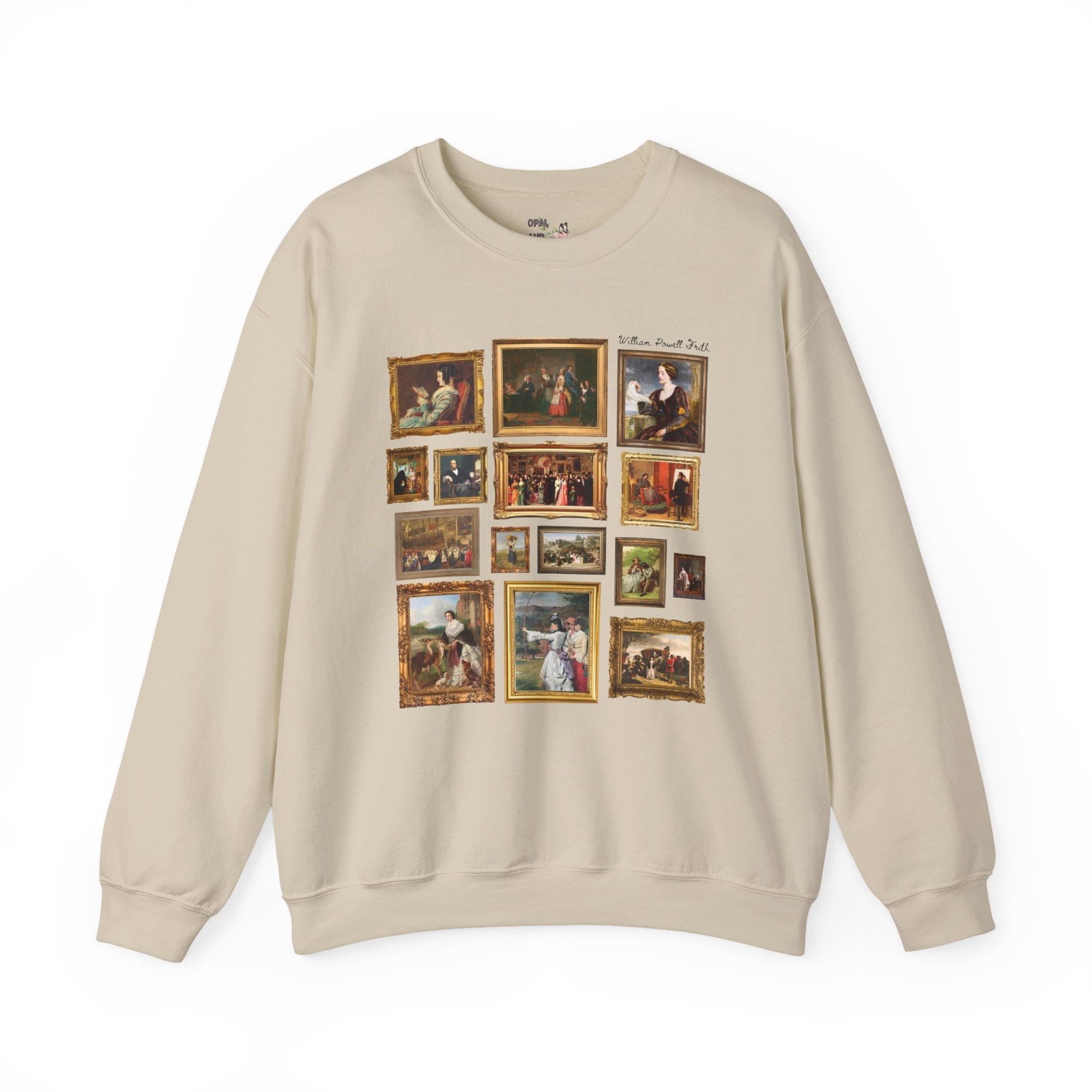 William Powell Frith Art History Lover Sweatshirt for Humanities Teacher or Artist Who Loves Victorian Art, English Art Historian Crewneck - Opal and June