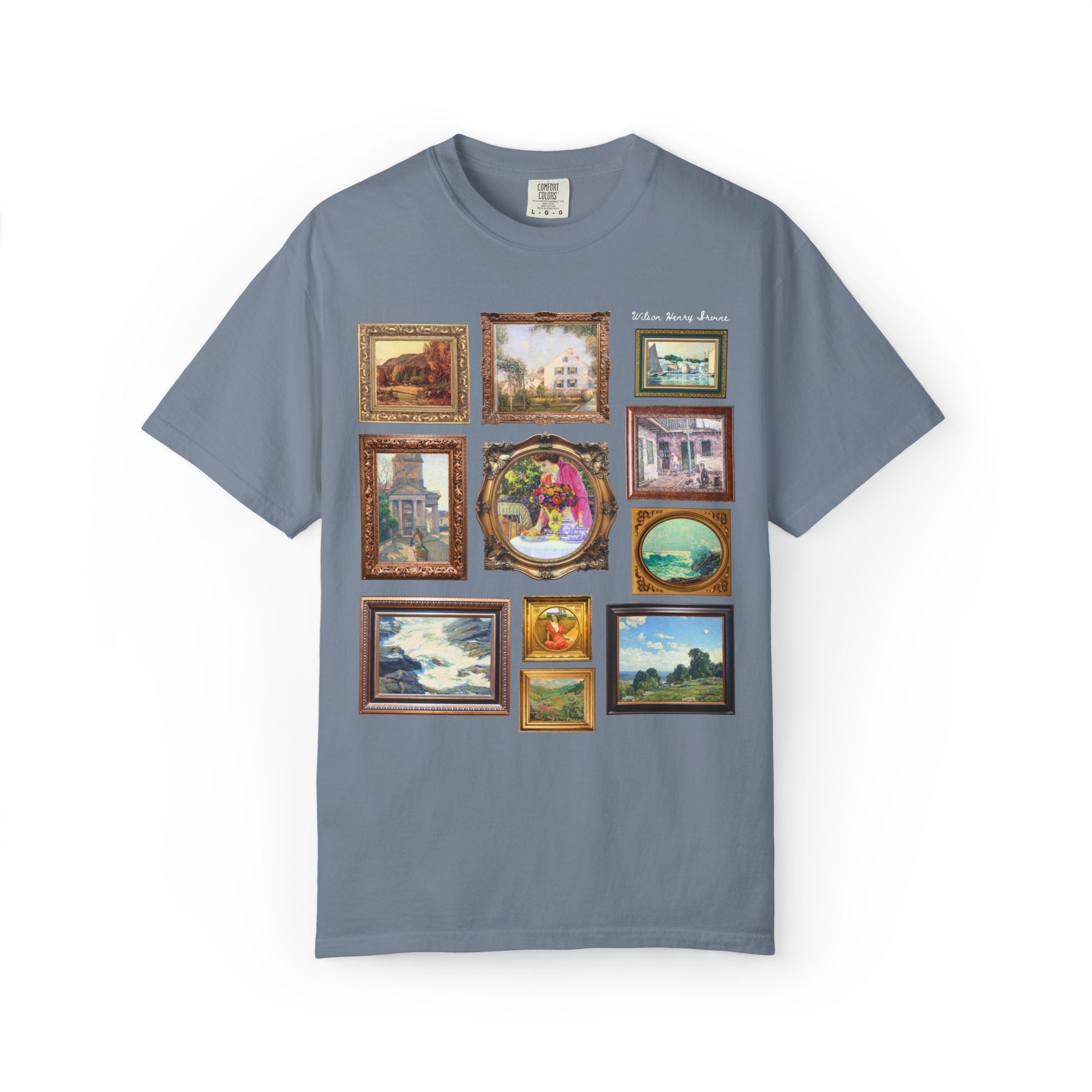 Wilson Henry Irvine Art History Famous Paintings Tee, American Impressionist Landscape Art Movement, Humanities Teacher or Art History Buff - Opal and June