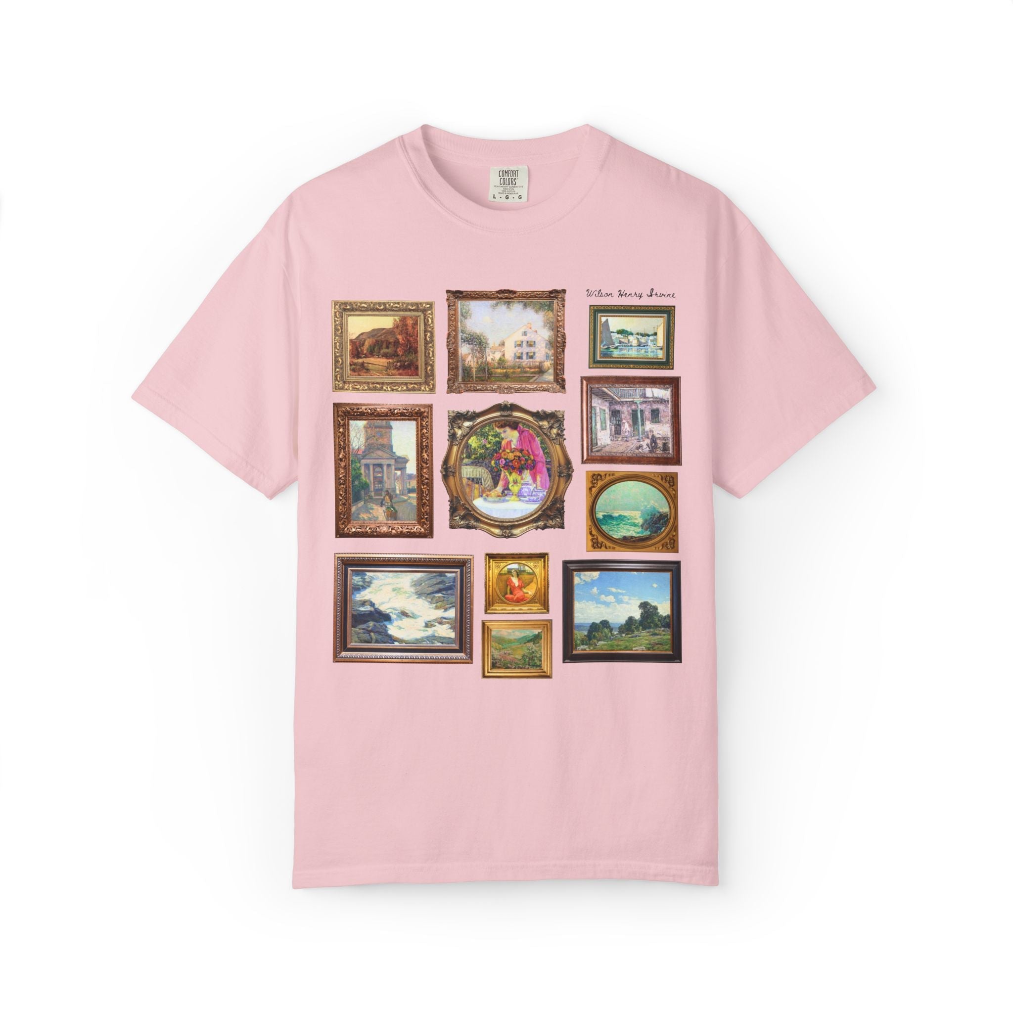 Wilson Henry Irvine Art History Famous Paintings Tee, American Impressionist Landscape Art Movement, Humanities Teacher or Art History Buff - Opal and June
