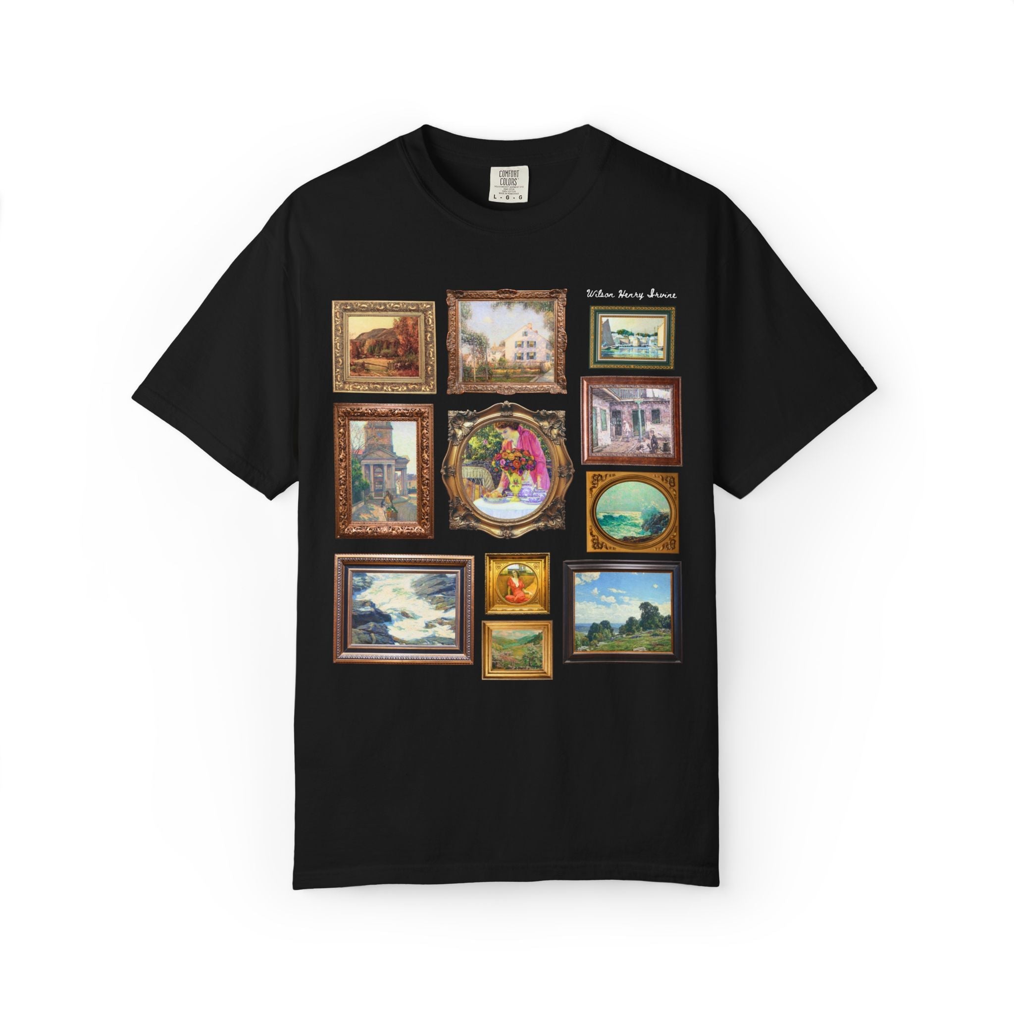 Wilson Henry Irvine Art History Famous Paintings Tee, American Impressionist Landscape Art Movement, Humanities Teacher or Art History Buff - Opal and June
