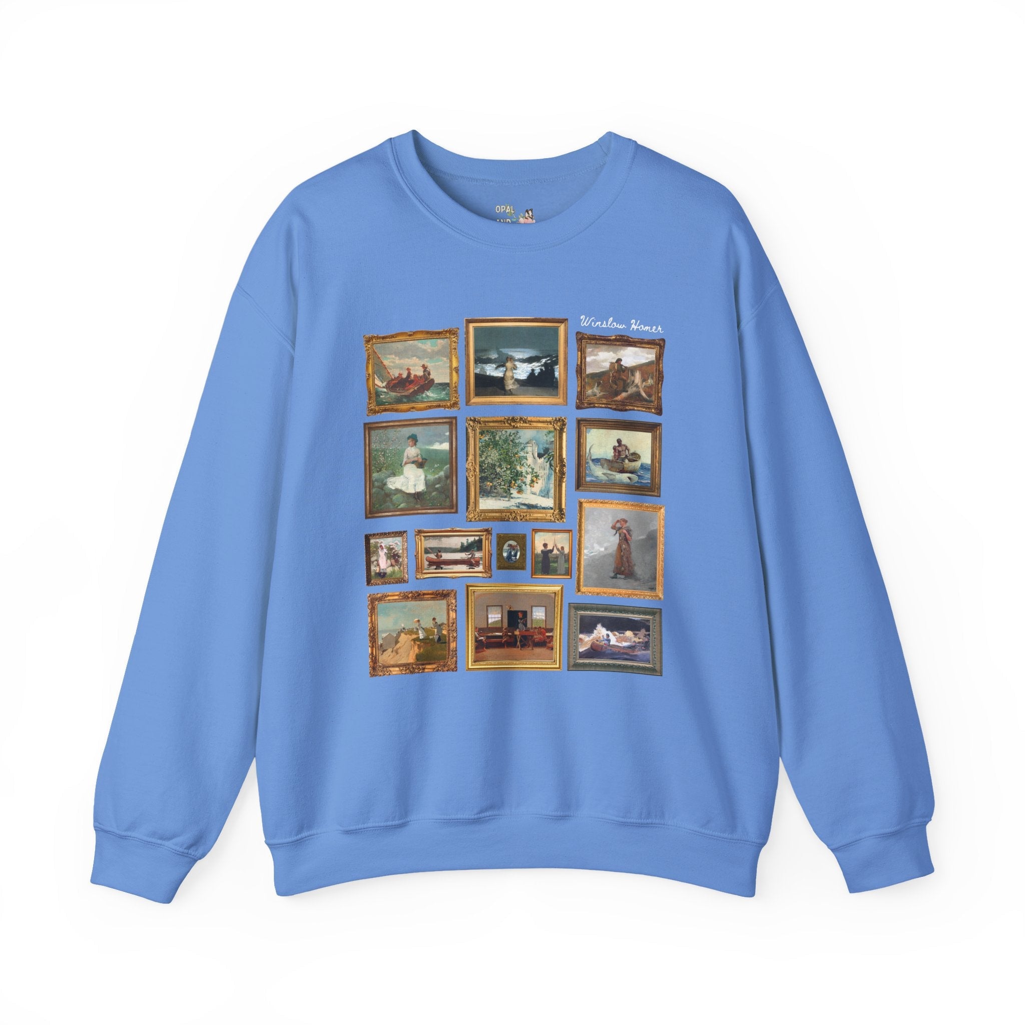 Winslow Homer Art History Sweatshirt with Famous Paintings, American Realism Art Movement, 19th Century and Early 1900s American Oil Paintings - Opal and June
