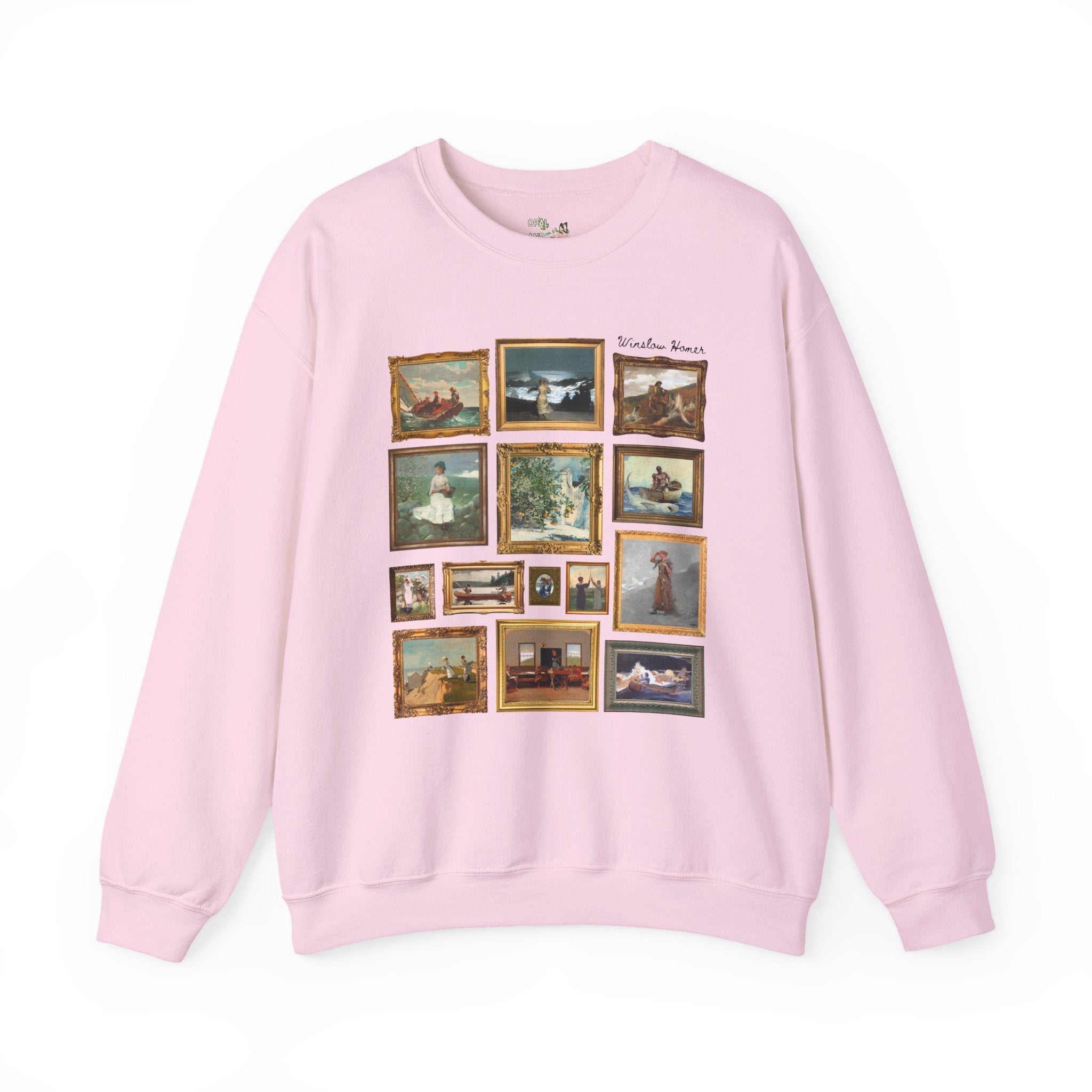Winslow Homer Art History Sweatshirt with Famous Paintings, American Realism Art Movement, 19th Century and Early 1900s American Oil Paintings - Opal and June