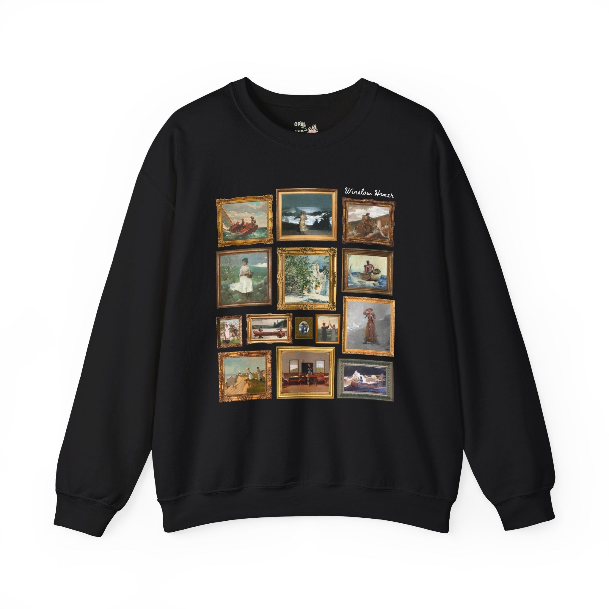 Winslow Homer Art History Sweatshirt with Famous Paintings, American Realism Art Movement, 19th Century and Early 1900s American Oil Paintings - Opal and June