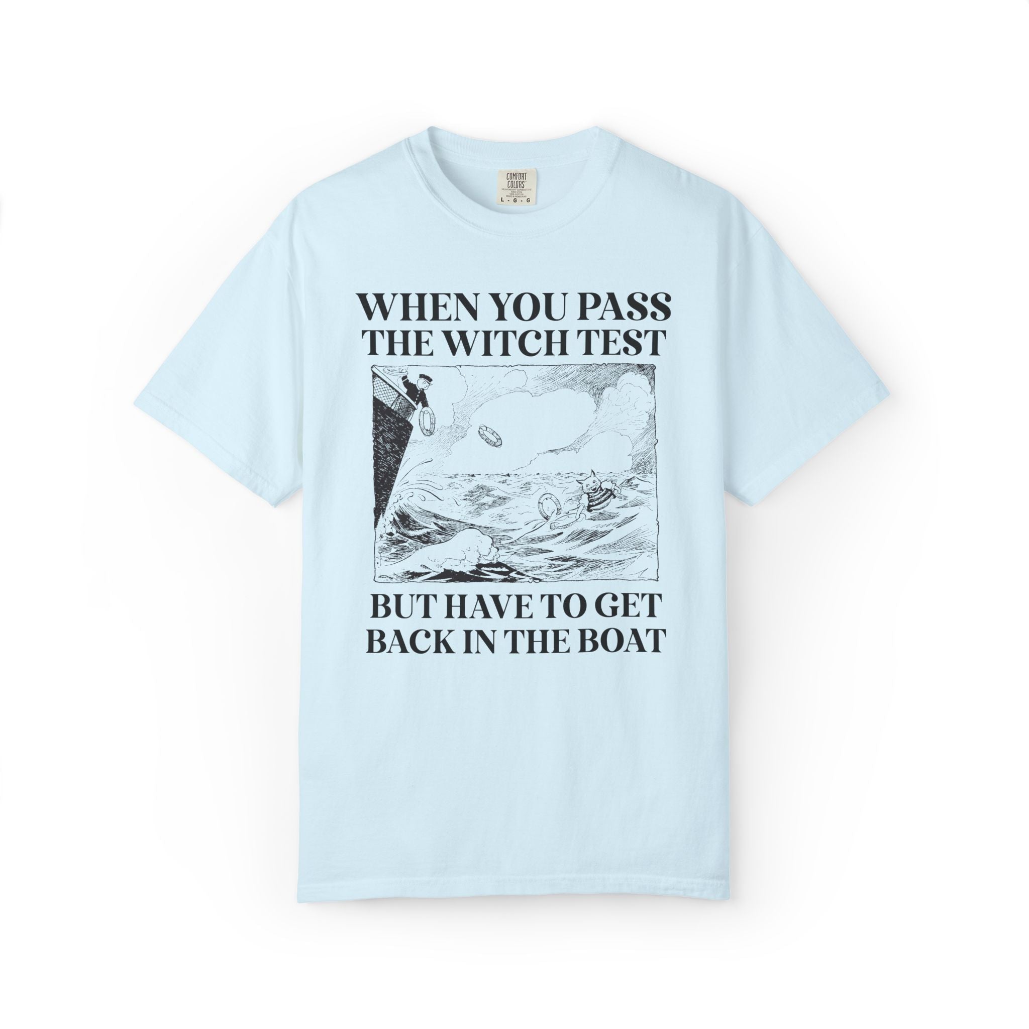 Witch History Tee Shirt for Cat Lover, Funny Dark and Spooky History T-Shirt for Halloween, Women's History Month, Witch Trials History Tee - Opal and June