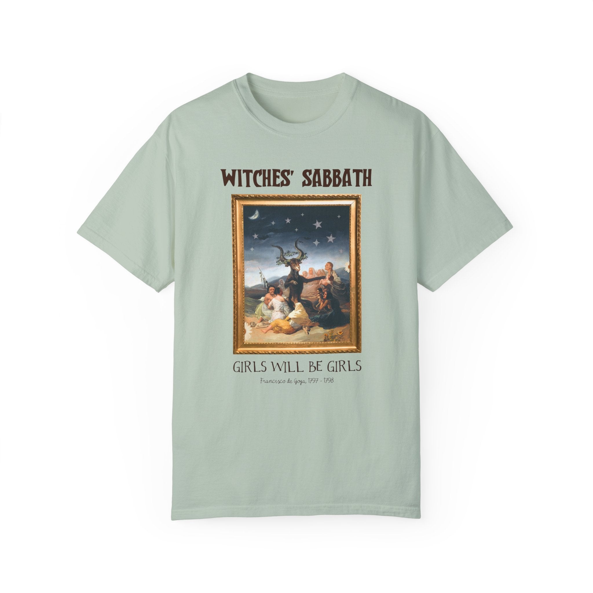 Witches' Sabbath by Francisco de Goya T-Shirt: Witchy Art History Tee, Romanticism Art Movement, 18th Century Artwork, Humanites Major Gift - Opal and June