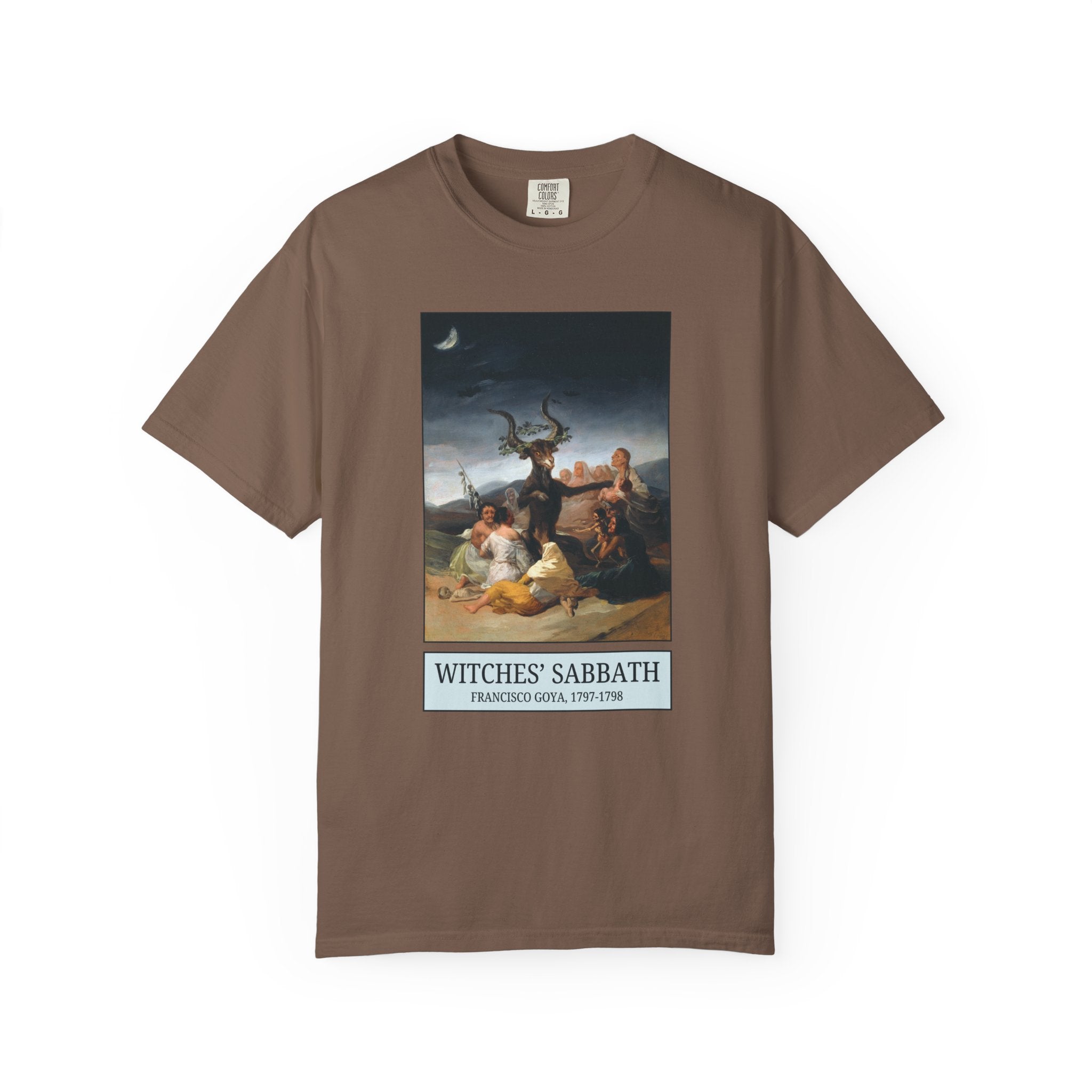 Witches' Sabbath by Francisco de Goya T-Shirt: Witchy Art History Tee, Romanticism Art Movement, 18th Century Artwork, Humanites Major Gift - Opal and June