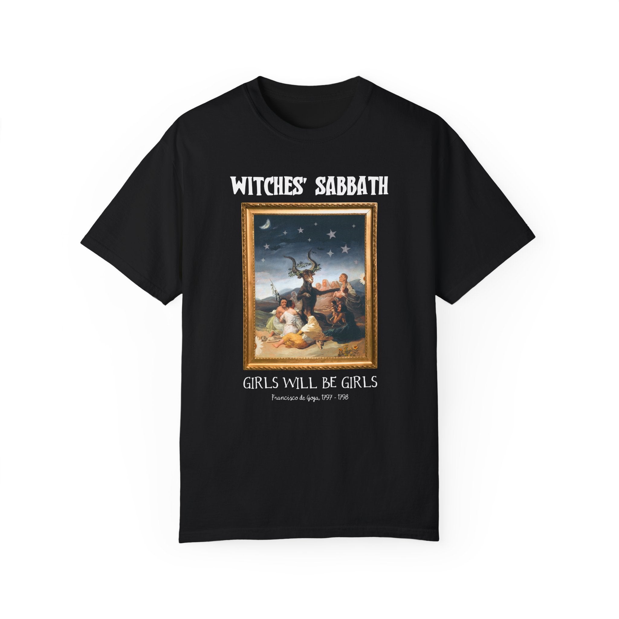 Witches' Sabbath by Francisco de Goya T-Shirt: Witchy Art History Tee, Romanticism Art Movement, 18th Century Artwork, Humanites Major Gift - Opal and June