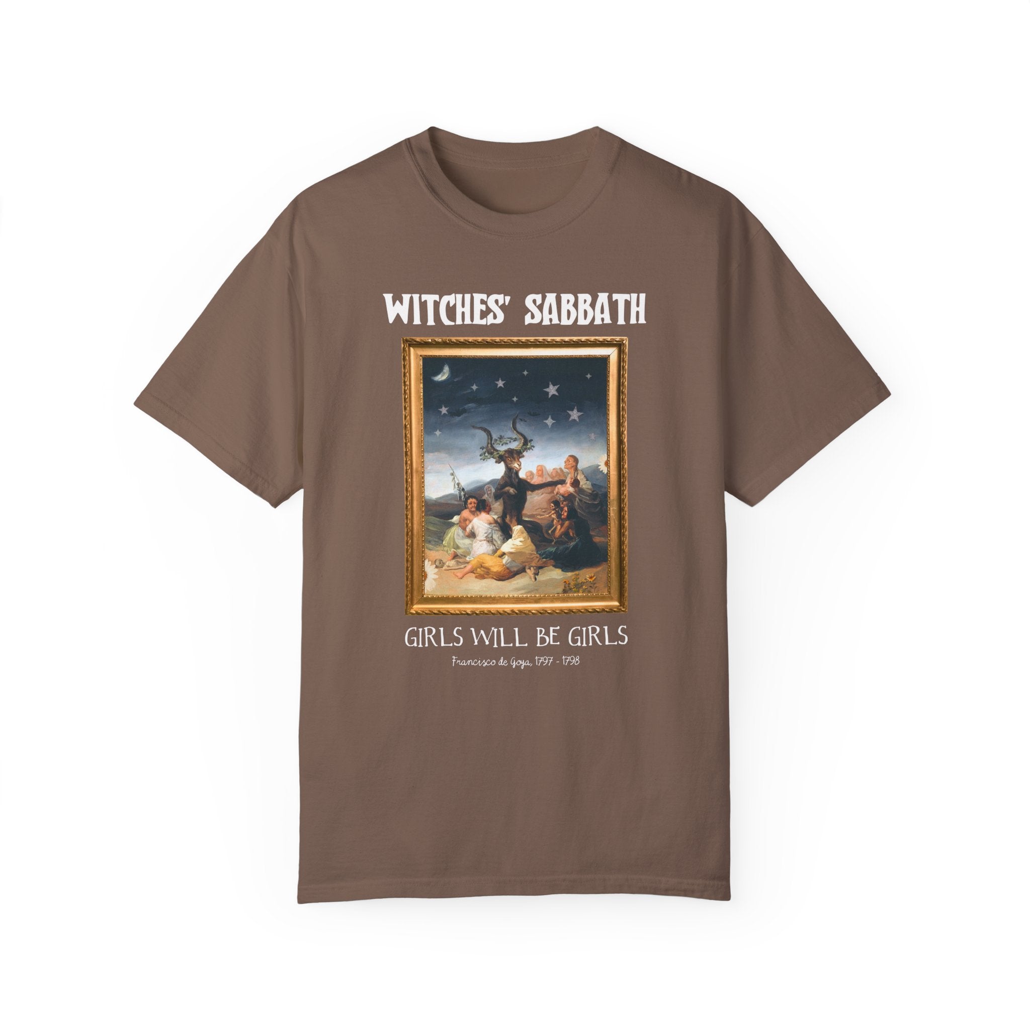 Witches' Sabbath by Francisco de Goya T-Shirt: Witchy Art History Tee, Romanticism Art Movement, 18th Century Artwork, Humanites Major Gift - Opal and June
