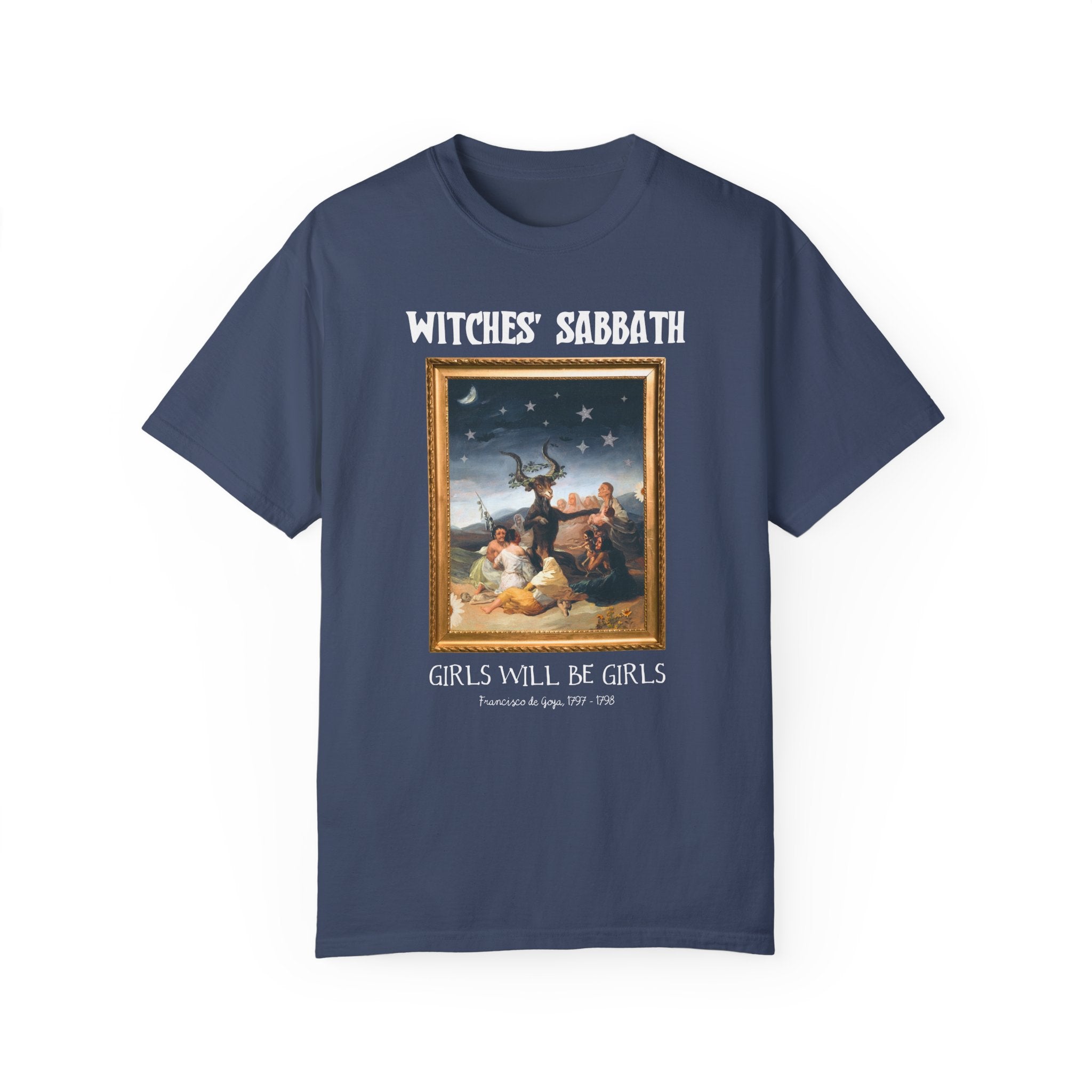 Witches' Sabbath by Francisco de Goya T-Shirt: Witchy Art History Tee, Romanticism Art Movement, 18th Century Artwork, Humanites Major Gift - Opal and June