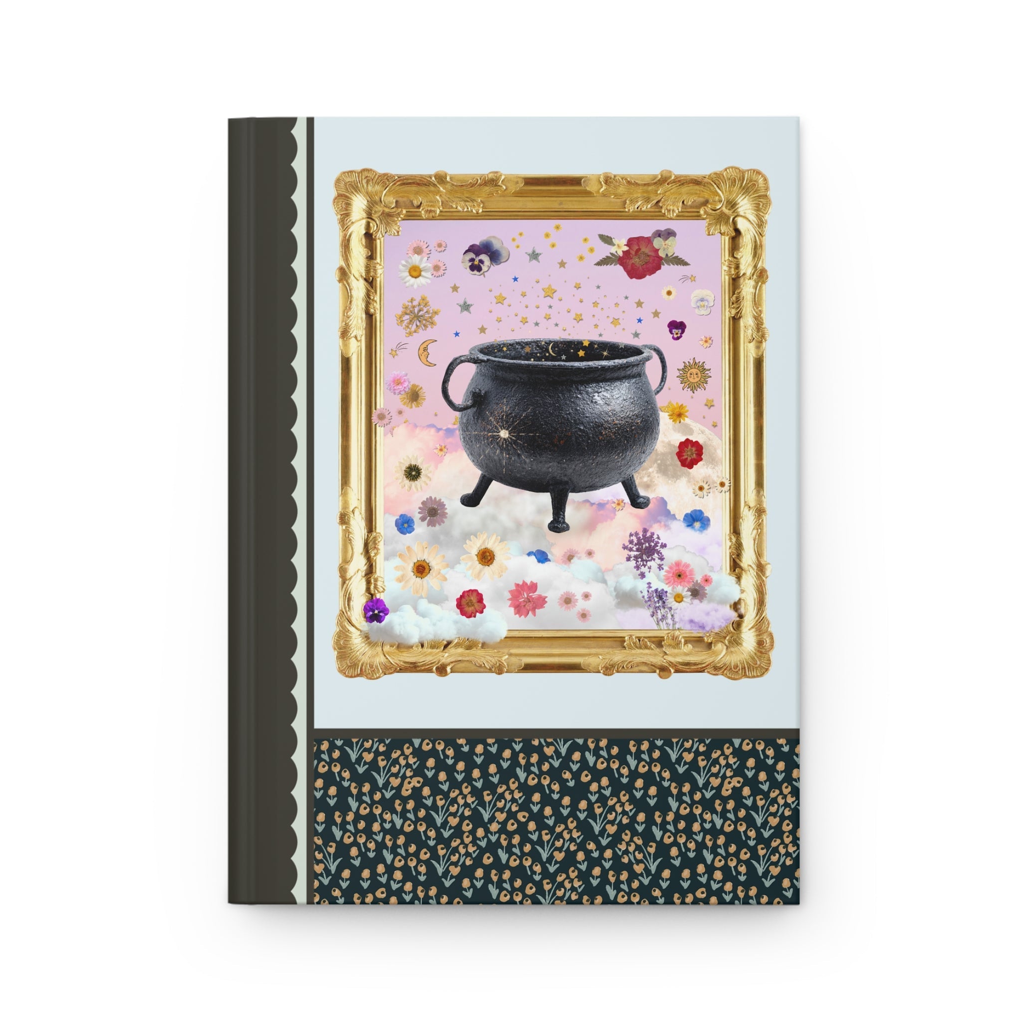 Witchy Goblincore Notebook with Cauldron - Opal and June