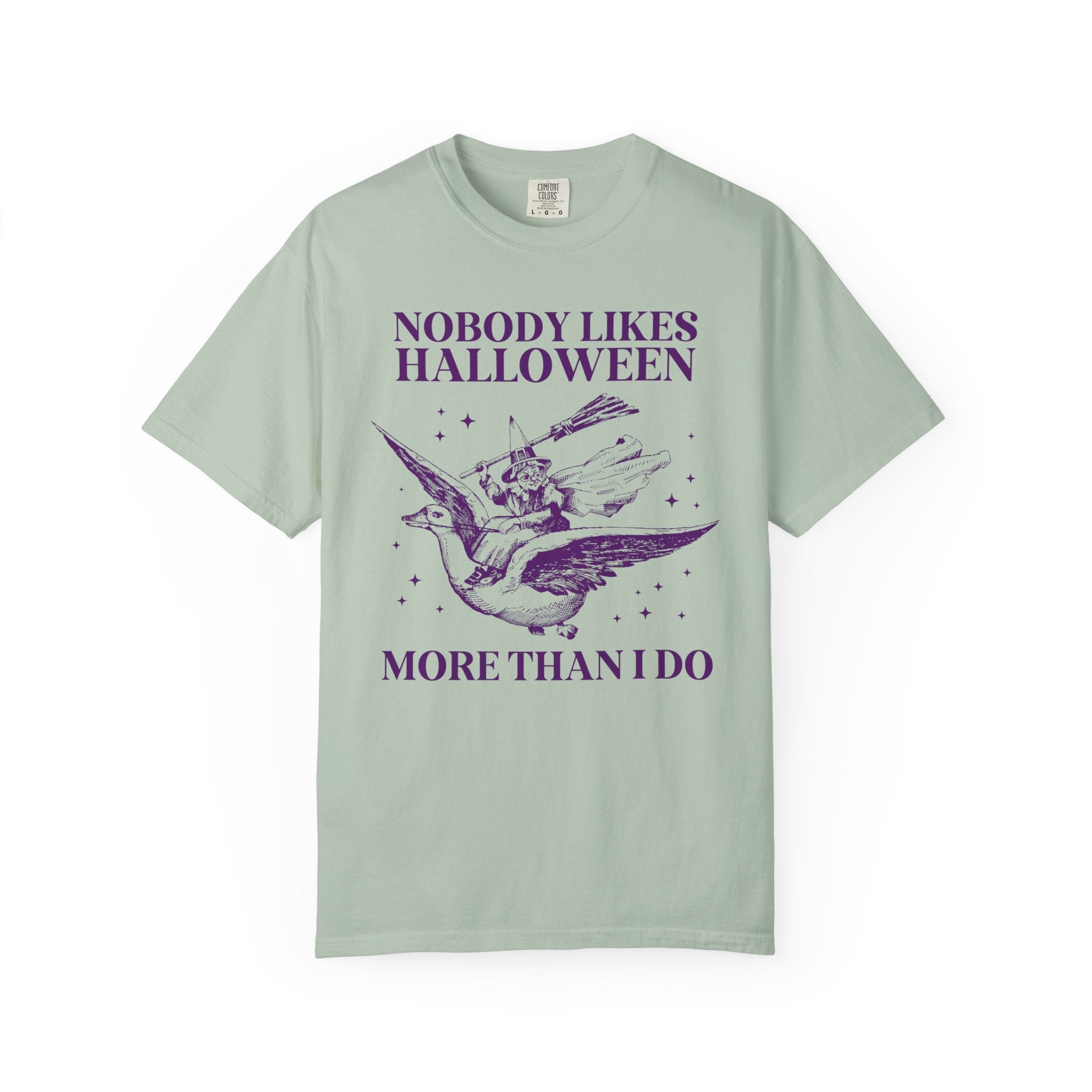 Witchy Halloween Tee Shirt Stars, Funny Saying Silly Goose T-Shirt for Spooky Season, Cute Retro Aesthetic Halloween Tee for Animal Lover - Opal and June