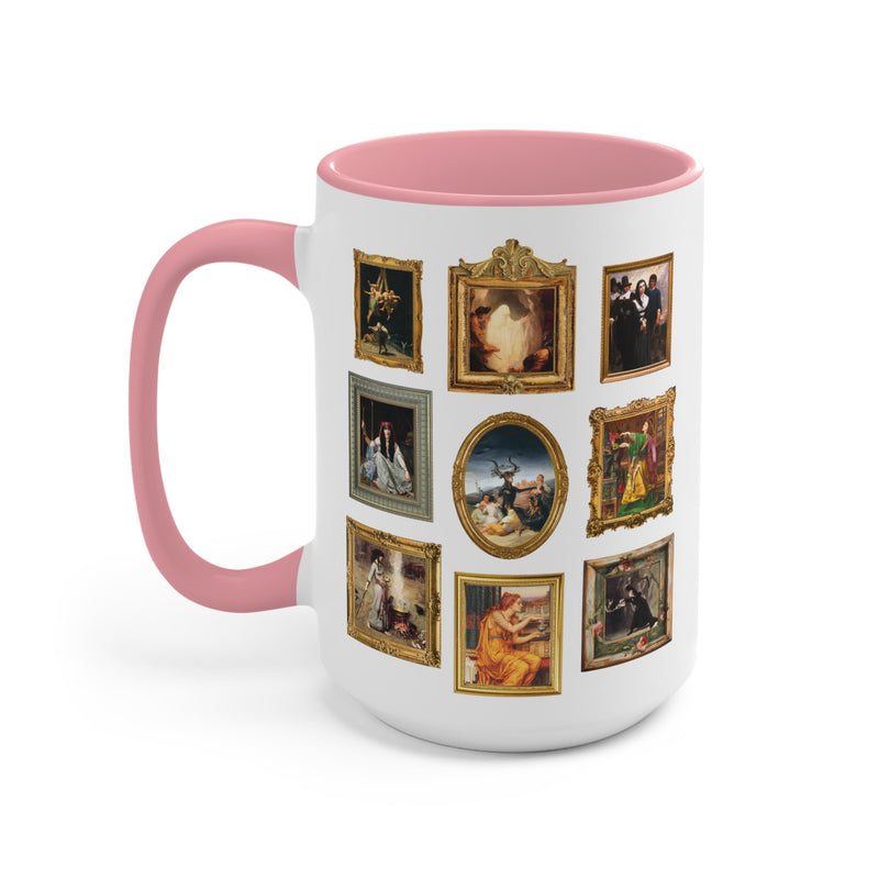 Witchy History Coffee Mug: Coffee Lover Gift, Art Historian, History Humanities Major Who Loves Spooky History, Famous Paintings of Witches - Opal and June