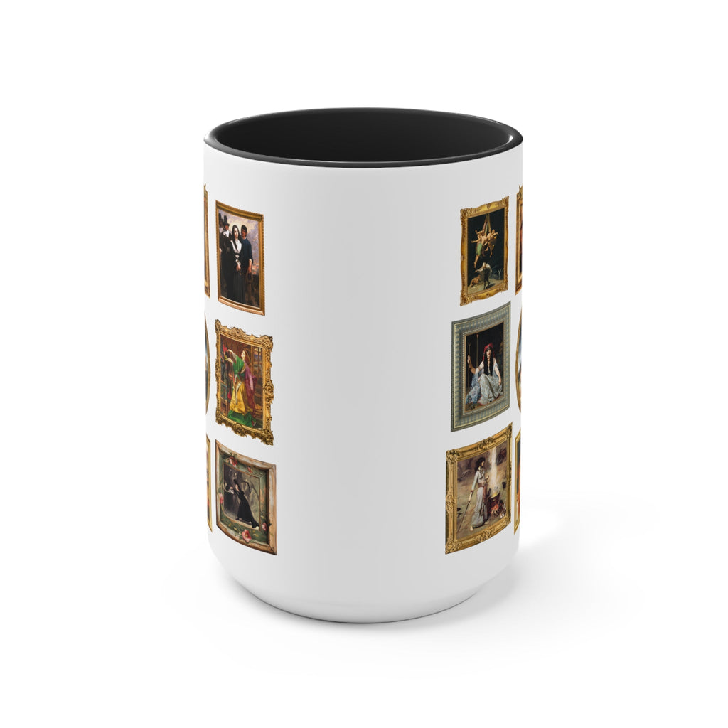 Witchy History Coffee Mug: Coffee Lover Gift, Art Historian, History Humanities Major Who Loves Spooky History, Famous Paintings of Witches - Opal and June