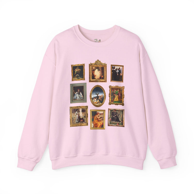 Witchy History Sweatshirt for Art Historian, Social Studies Teacher, Humanities Major Who Loves Spooky History, Famous Paintings of Witches, - Opal and June