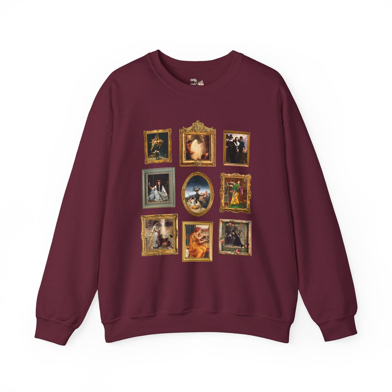 Witchy History Sweatshirt for Art Historian, Social Studies Teacher, Humanities Major Who Loves Spooky History, Famous Paintings of Witches, - Opal and June