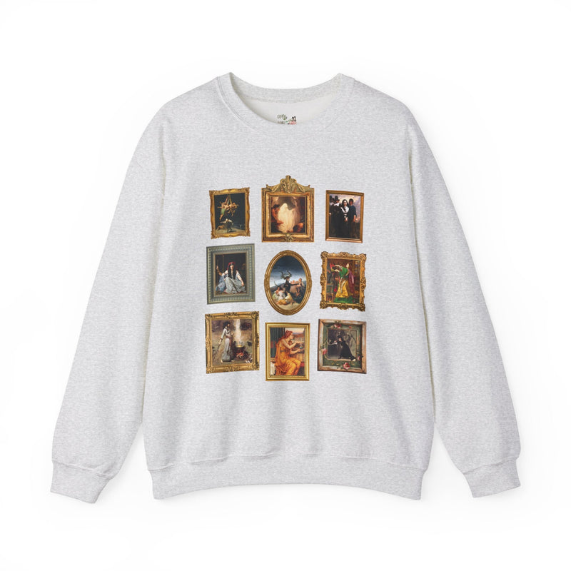 Witchy History Sweatshirt for Art Historian, Social Studies Teacher, Humanities Major Who Loves Spooky History, Famous Paintings of Witches, - Opal and June