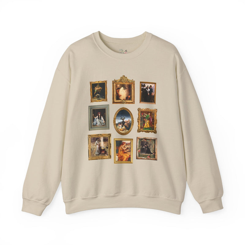 Witchy History Sweatshirt for Art Historian, Social Studies Teacher, Humanities Major Who Loves Spooky History, Famous Paintings of Witches, - Opal and June